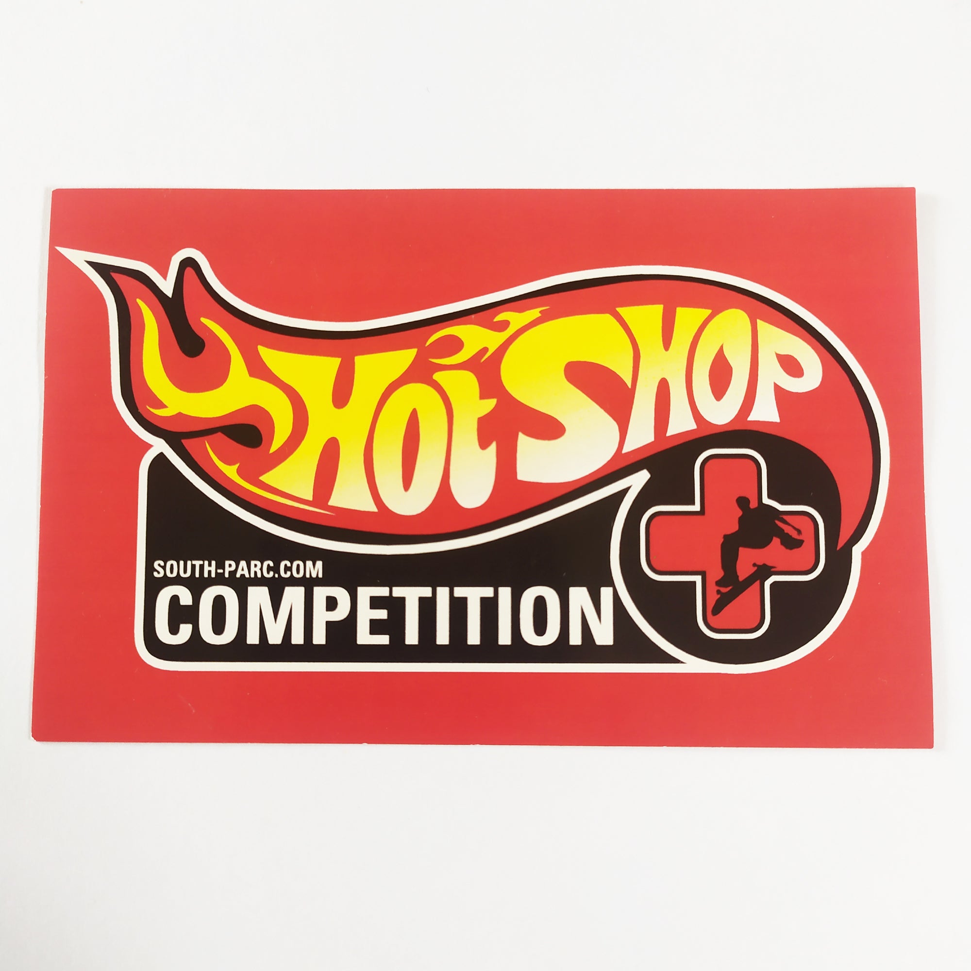 South Parc Hot Shot Comp Skateboard Sticker