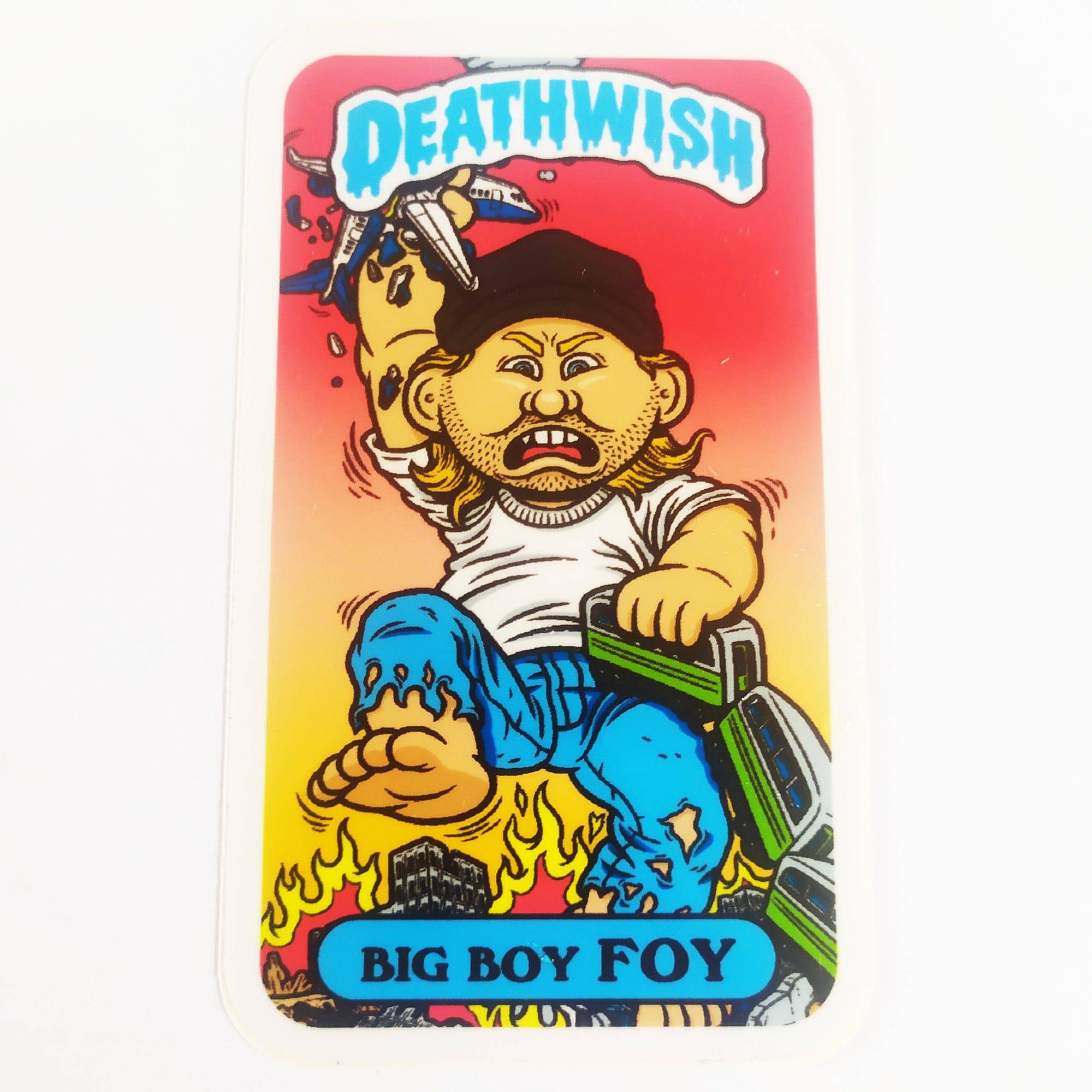 Deathwish Skateboards Sticker - Big Boy Foy - SkateboardStickers.com