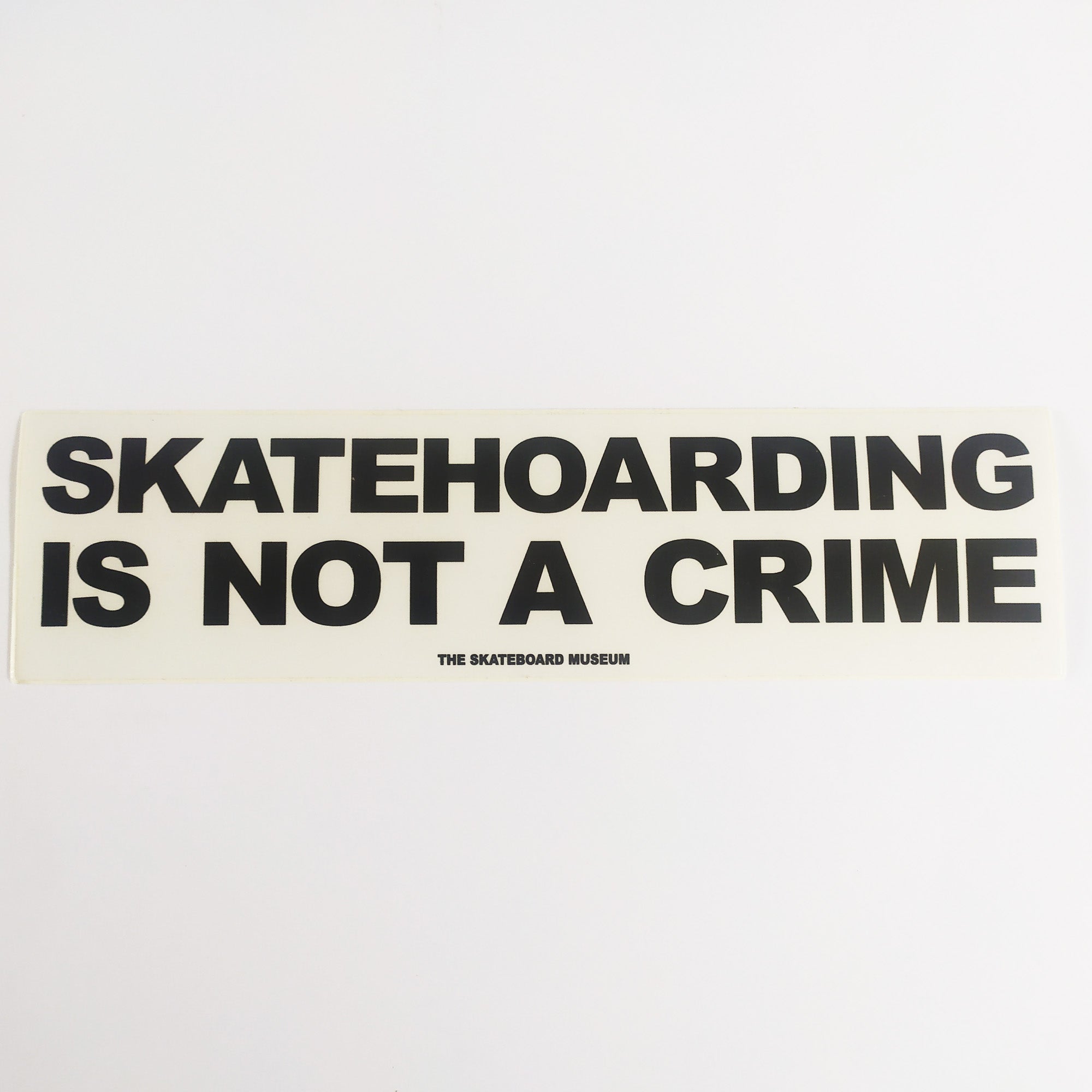 Skatehoarding Is Not A Crime Skateboard Sticker - SkateboardStickers.com