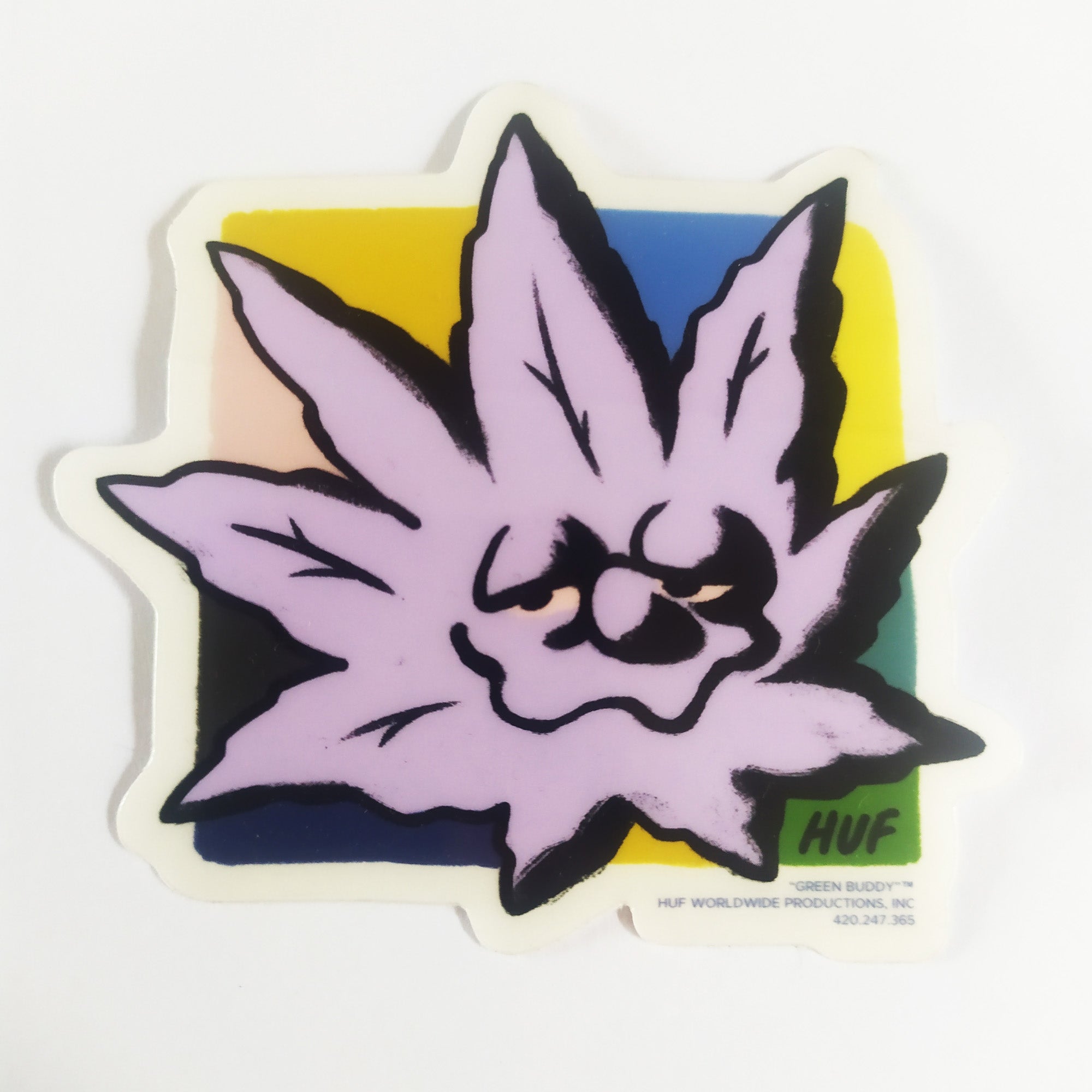 HUF Skateboard Sticker - SkateboardStickers.com