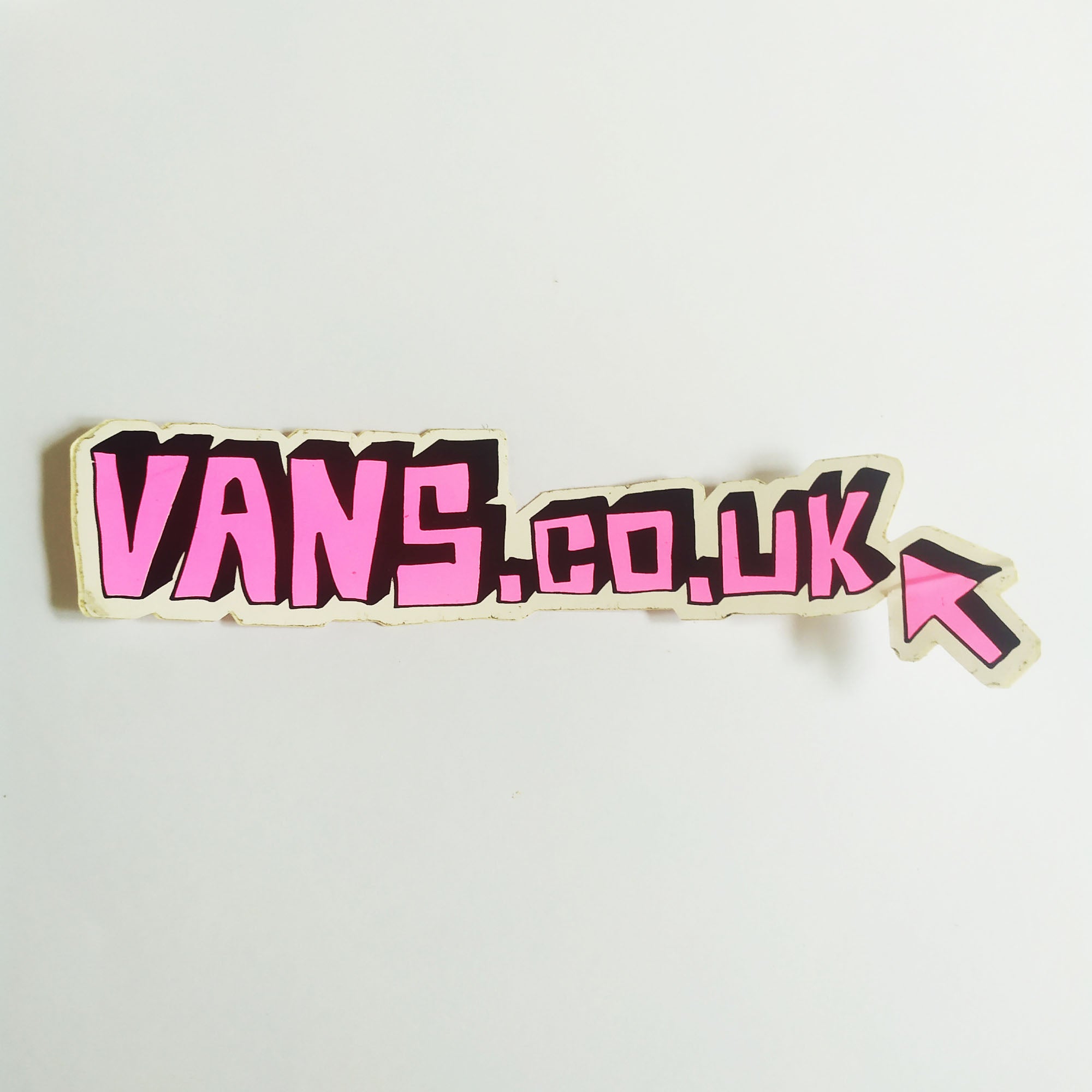 Vans Skateboard Sticker (creased)