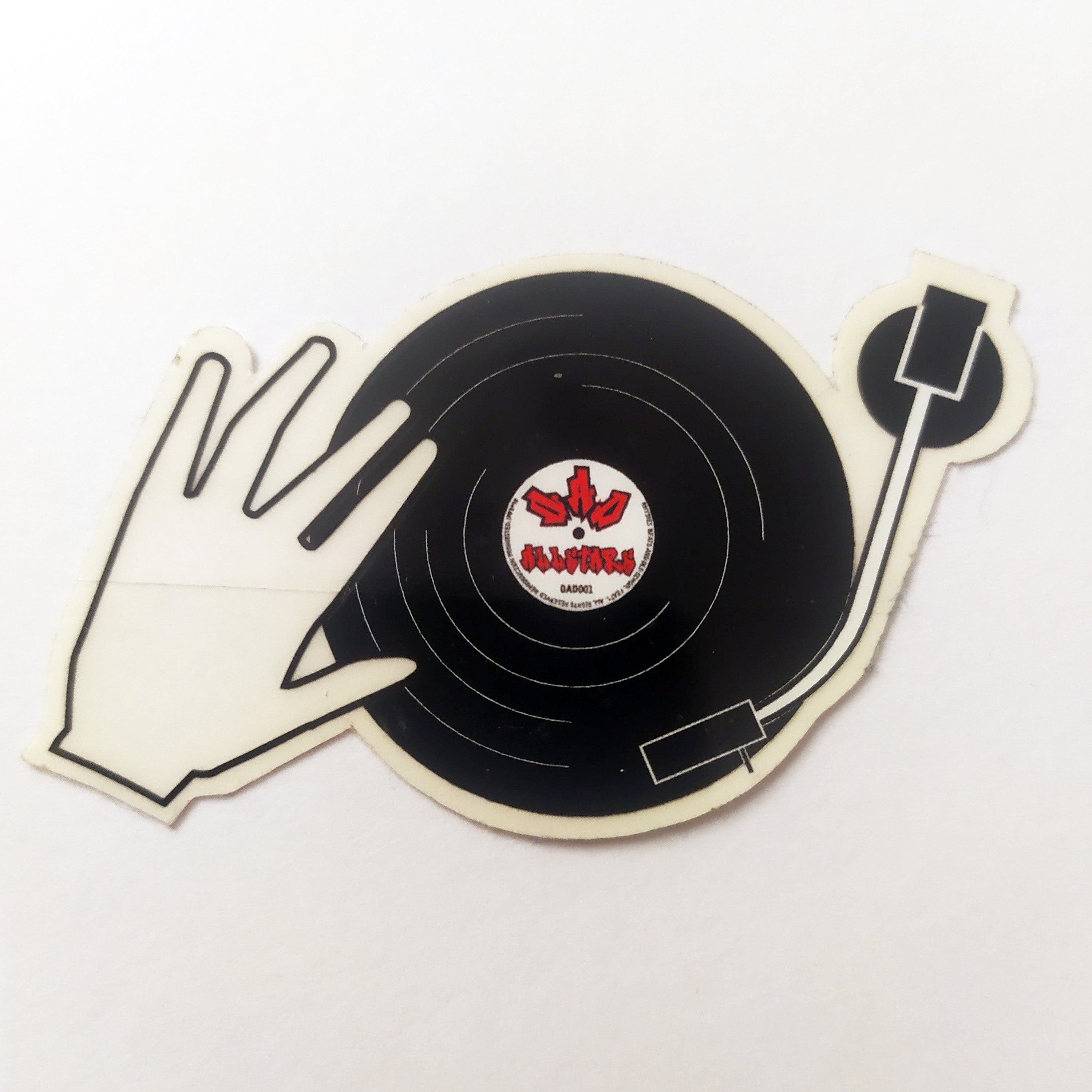 Adidas Turntable Skateboarding Sticker