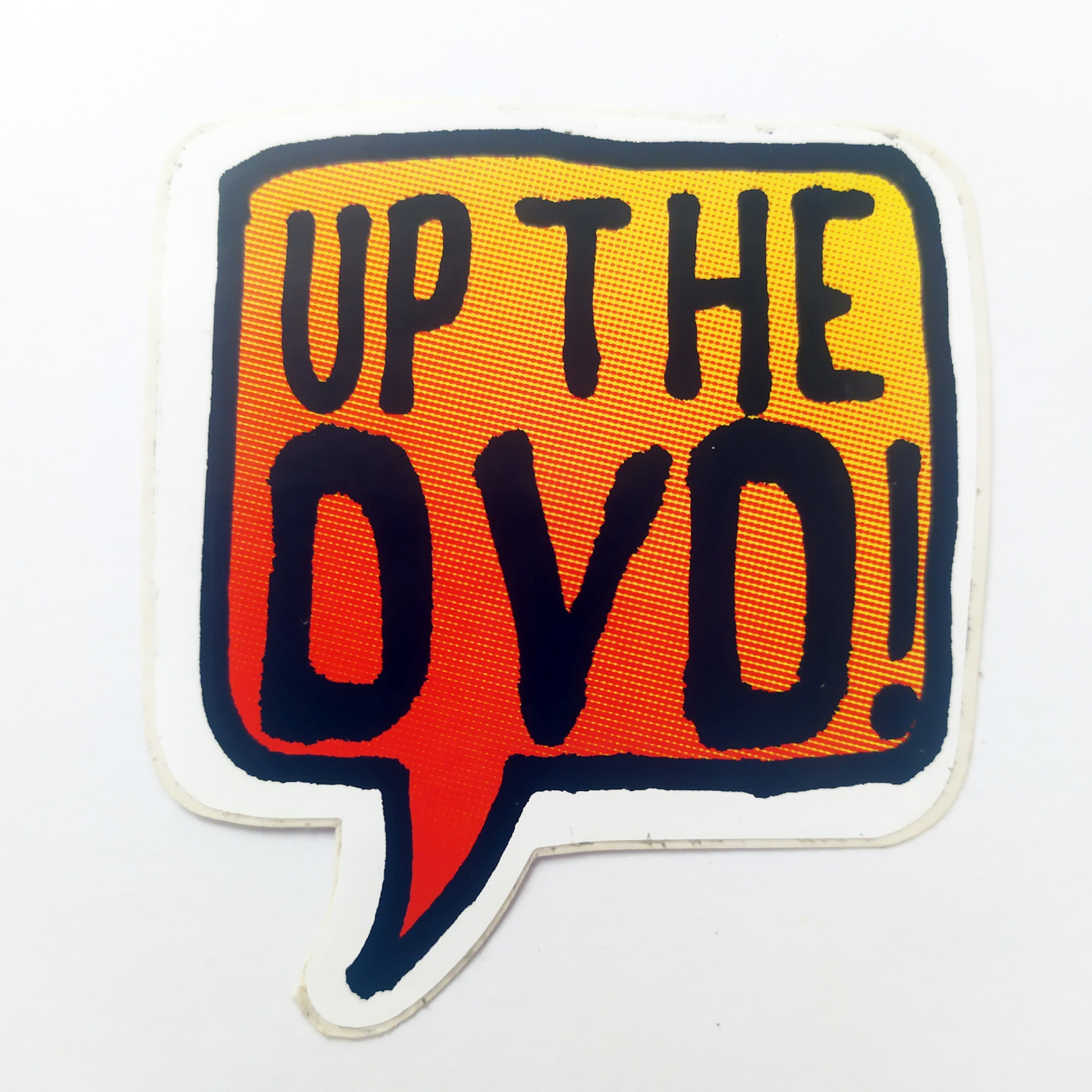 Unabomber "Up The DVD!" Skate Sticker