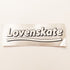 Lovenskate Skateboard Sticker (creased)