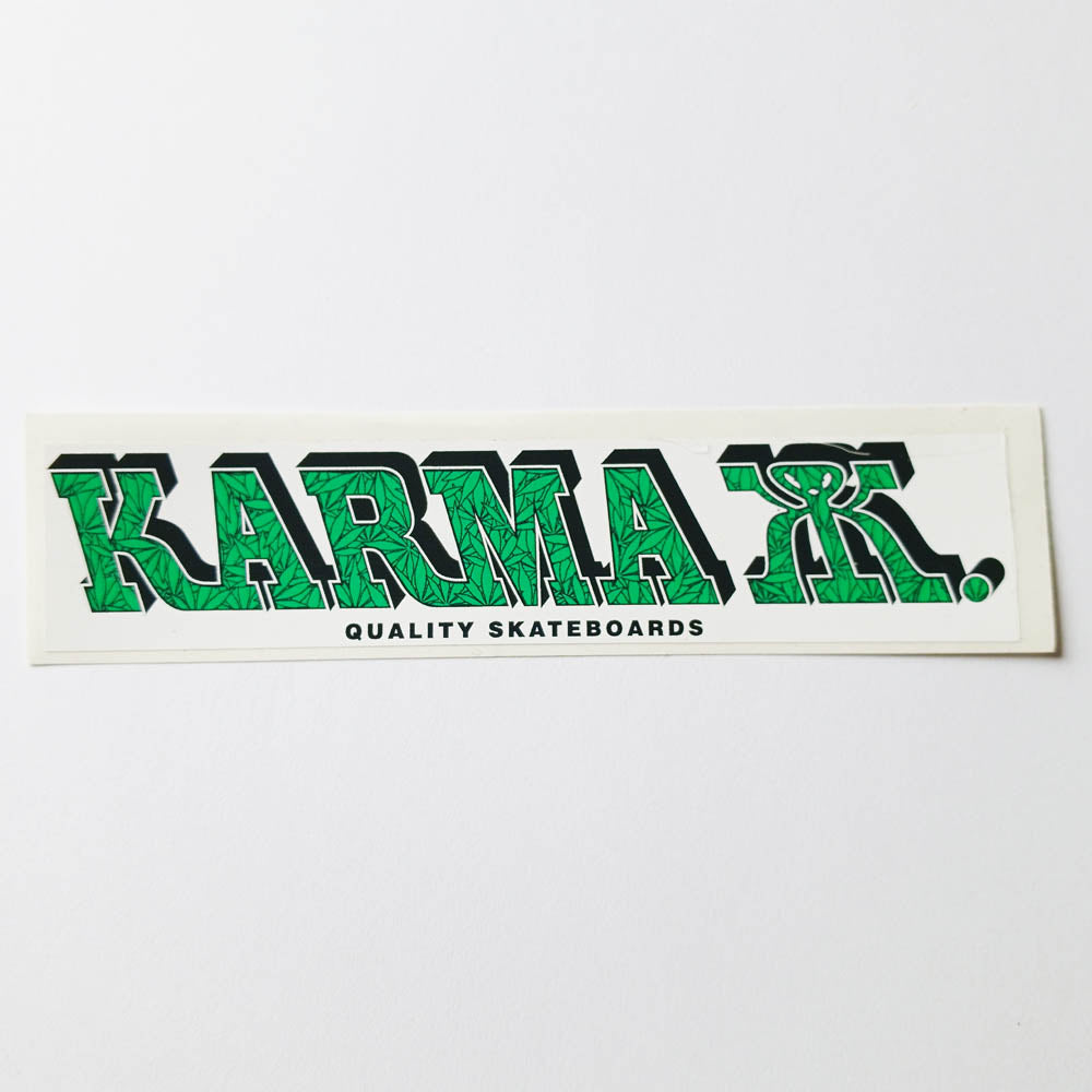 Karma Skateboards Skate Sticker - SkateboardStickers.com