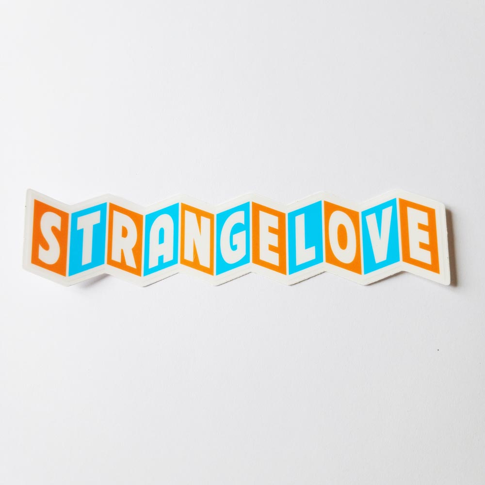 StrangeLove Skateboard Sticker - SkateboardStickers.com