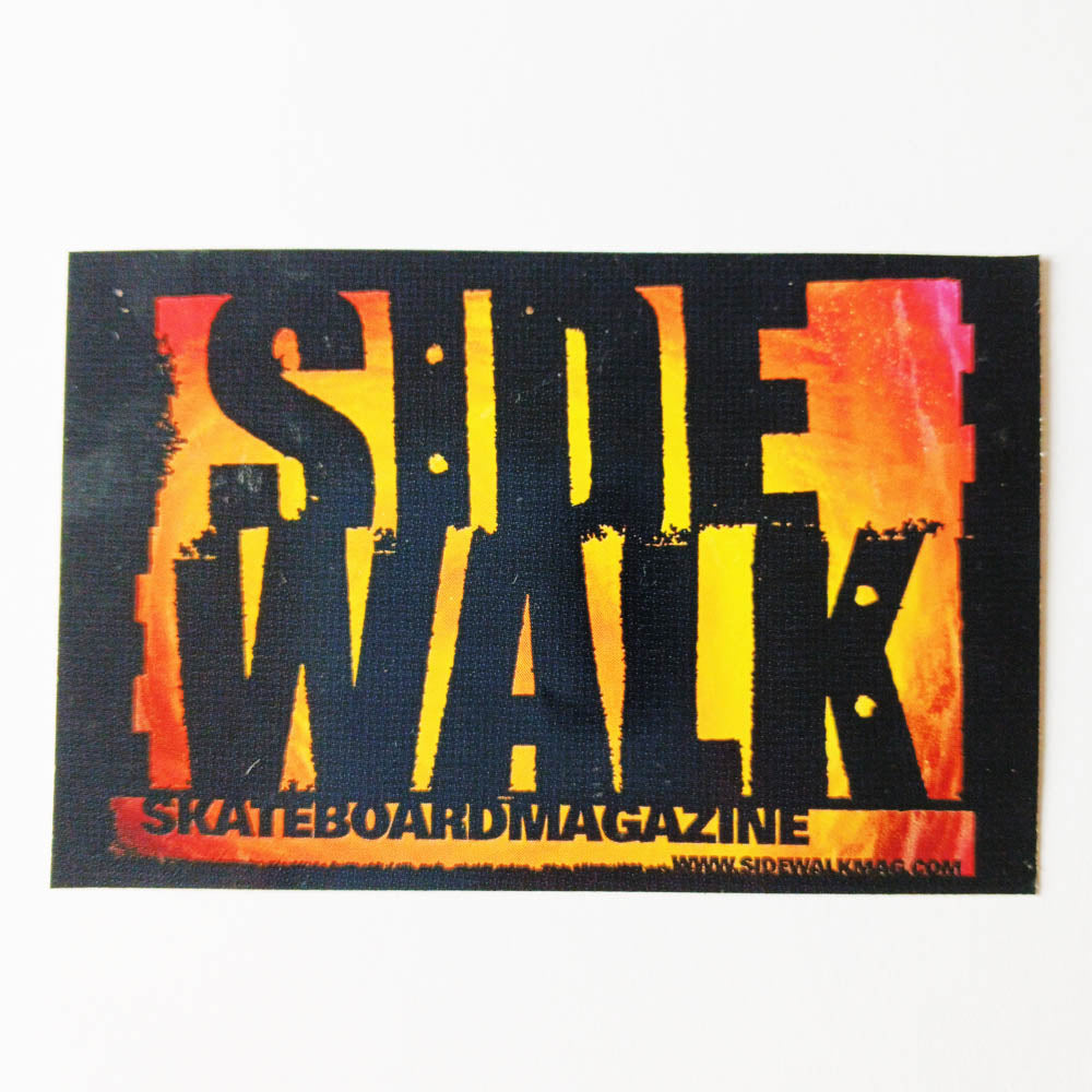 Sidewalk Skateboard Magazine Skate Sticker - SkateboardStickers.com