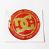 DC Shoe Co. Skateboard Sticker (bubble/raised style) Red - SkateboardStickers.com