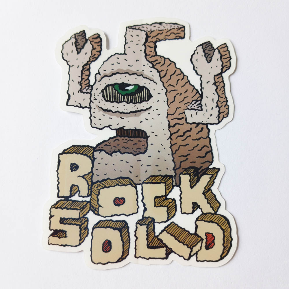 Rock Solid Distribution Skate Sticker - SkateboardStickers.com