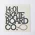 14:01 Skateboard Co. Sticker - SkateboardStickers.com