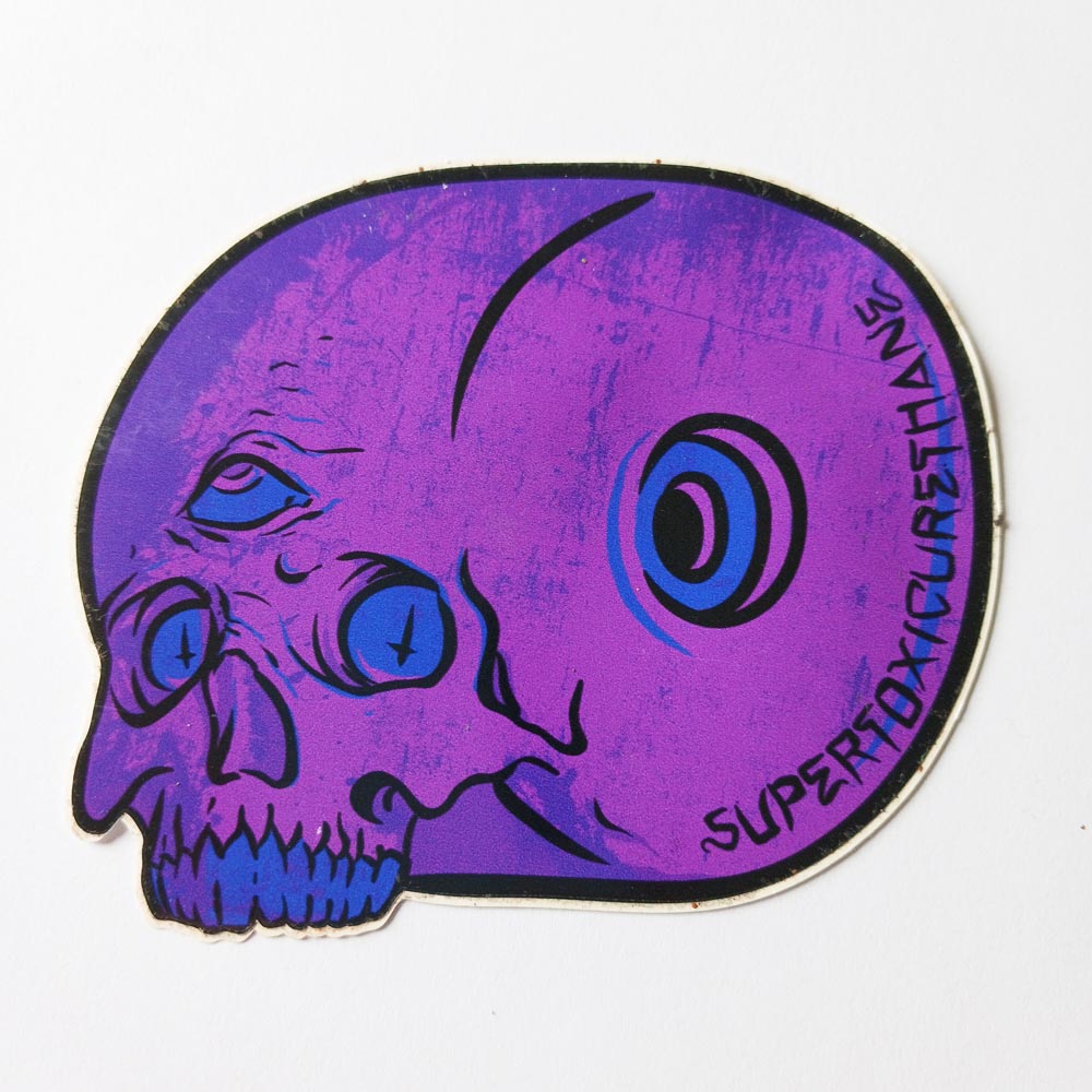 Super Toxic Urethane Skateboard Sticker - SkateboardStickers.com