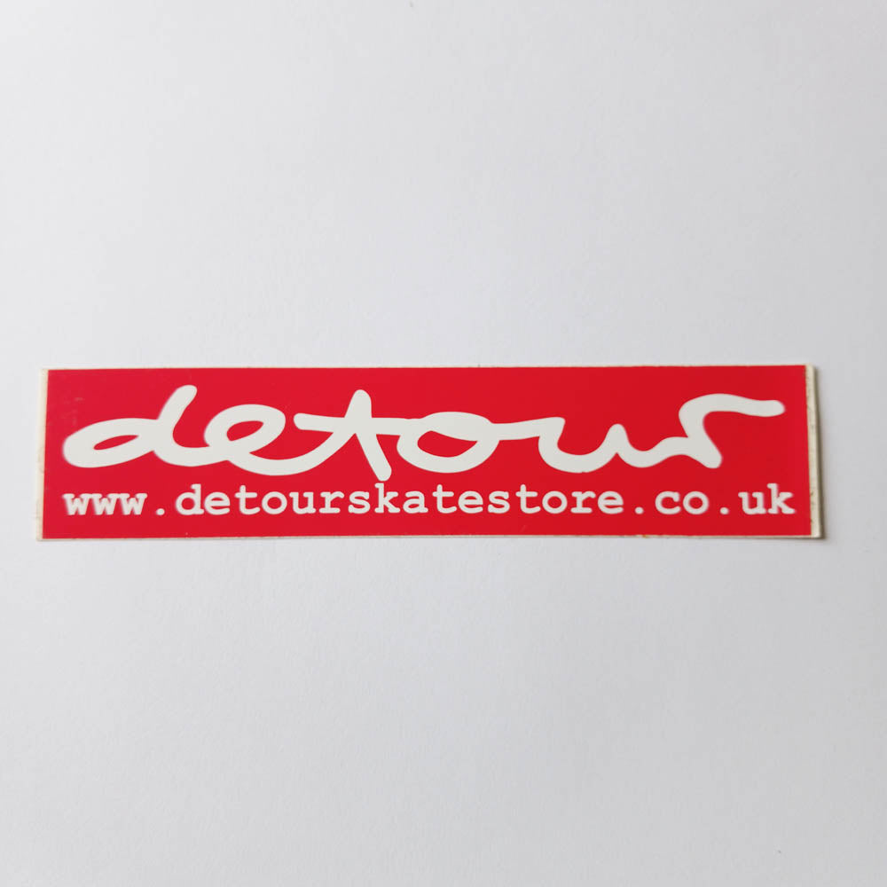 Detour Skate Store Sticker - SkateboardStickers.com