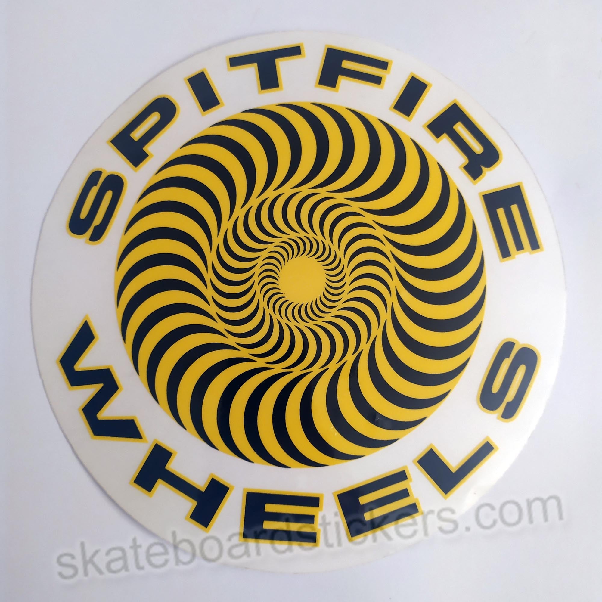 Spitfire "Classic Swirl" Large Skate Sticker - 19cm across approx - SkateboardStickers.com