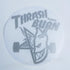 Spitfire x Thrasher "Thrash and Burn" Skate Sticker - SkateboardStickers.com