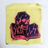 Skulls Skateboard Sticker (creased)
