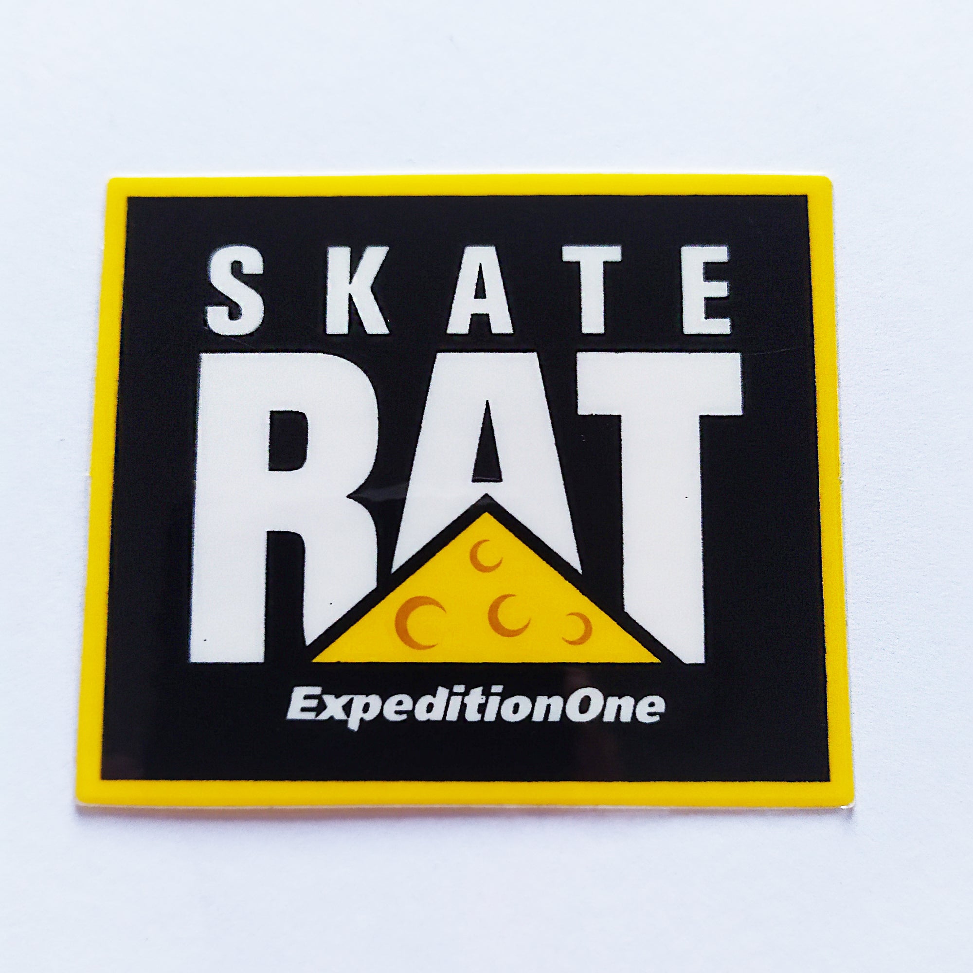 Expedition One Skateboard Sticker - "Skate Rat" - SkateboardStickers.com