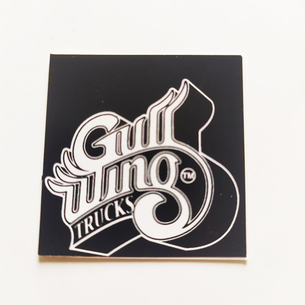 Gullwing Trucks Old School Skateboard Sticker - 4cm across approx - SkateboardStickers.com