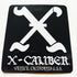 X-Caliber Skateshop Skateboard Sticker - 8.5 cm high approx - SkateboardStickers.com