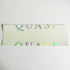Quasi Skateboards Chrome Bumper Sticker - White / Silver Holographic