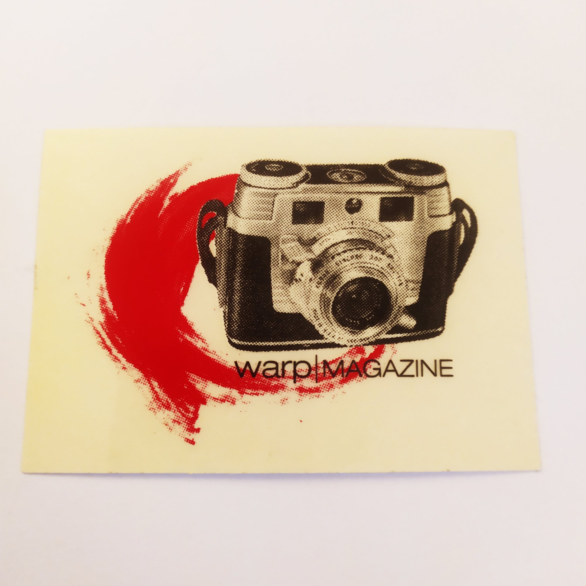 Warp Magazine Skateboard Sticker