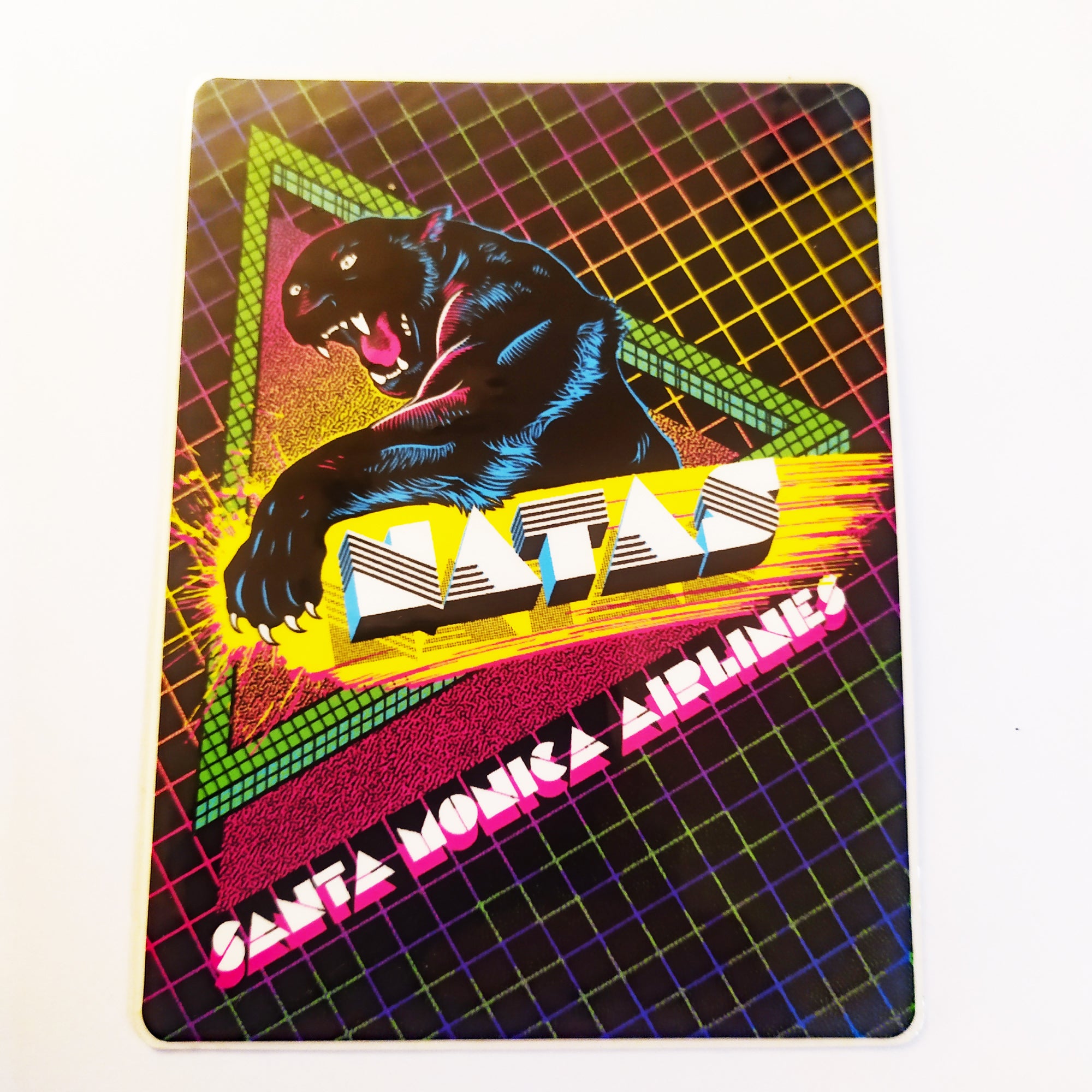 Santa Cruz Santa Monica Airlines Natas Screaming Panther Skateboard Sticker
