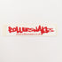 Rollersnakes Skate Shop Sticker