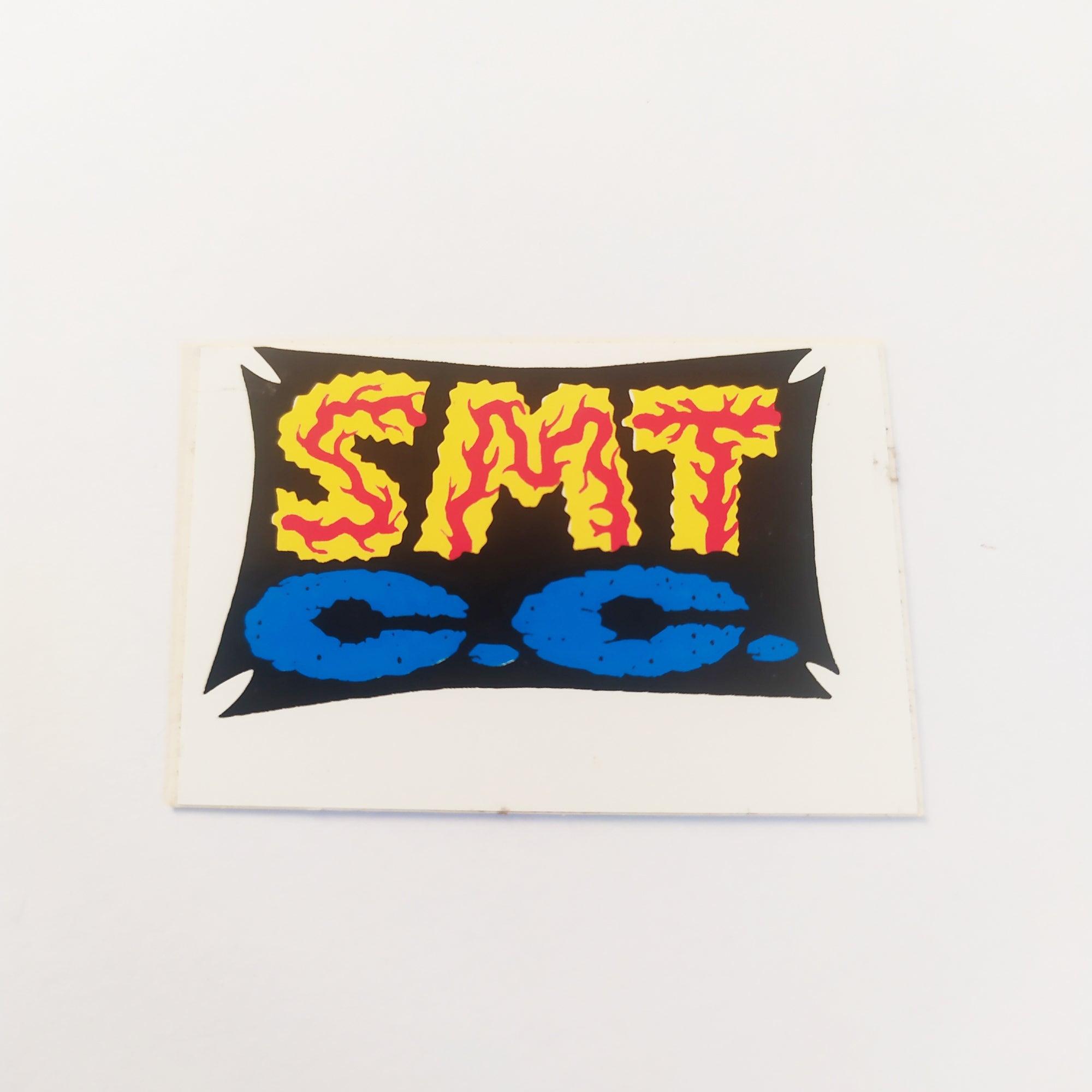 SMT Skateboards CC Cross Old School Skateboard Sticker
