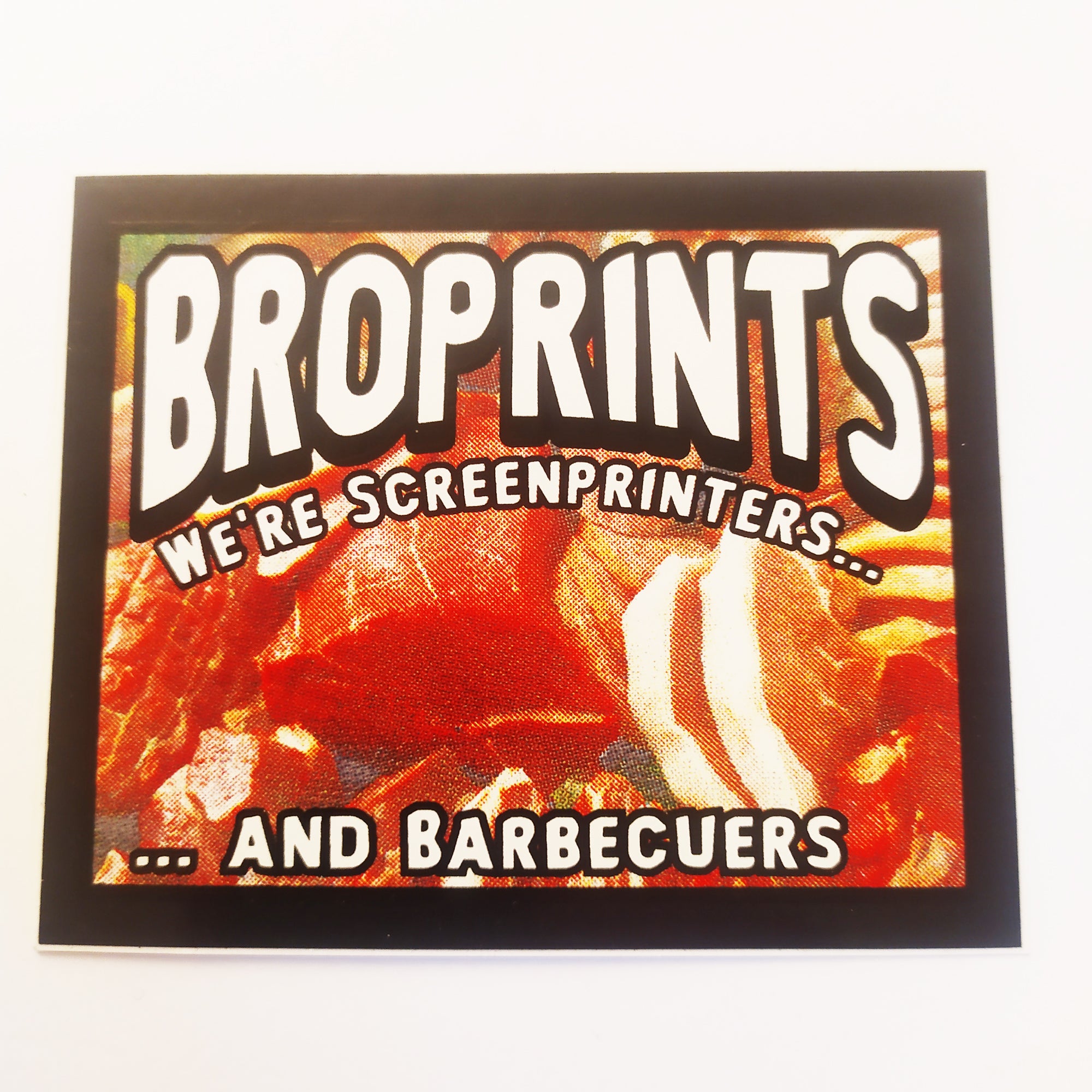 Broprints Skateboard Sticker