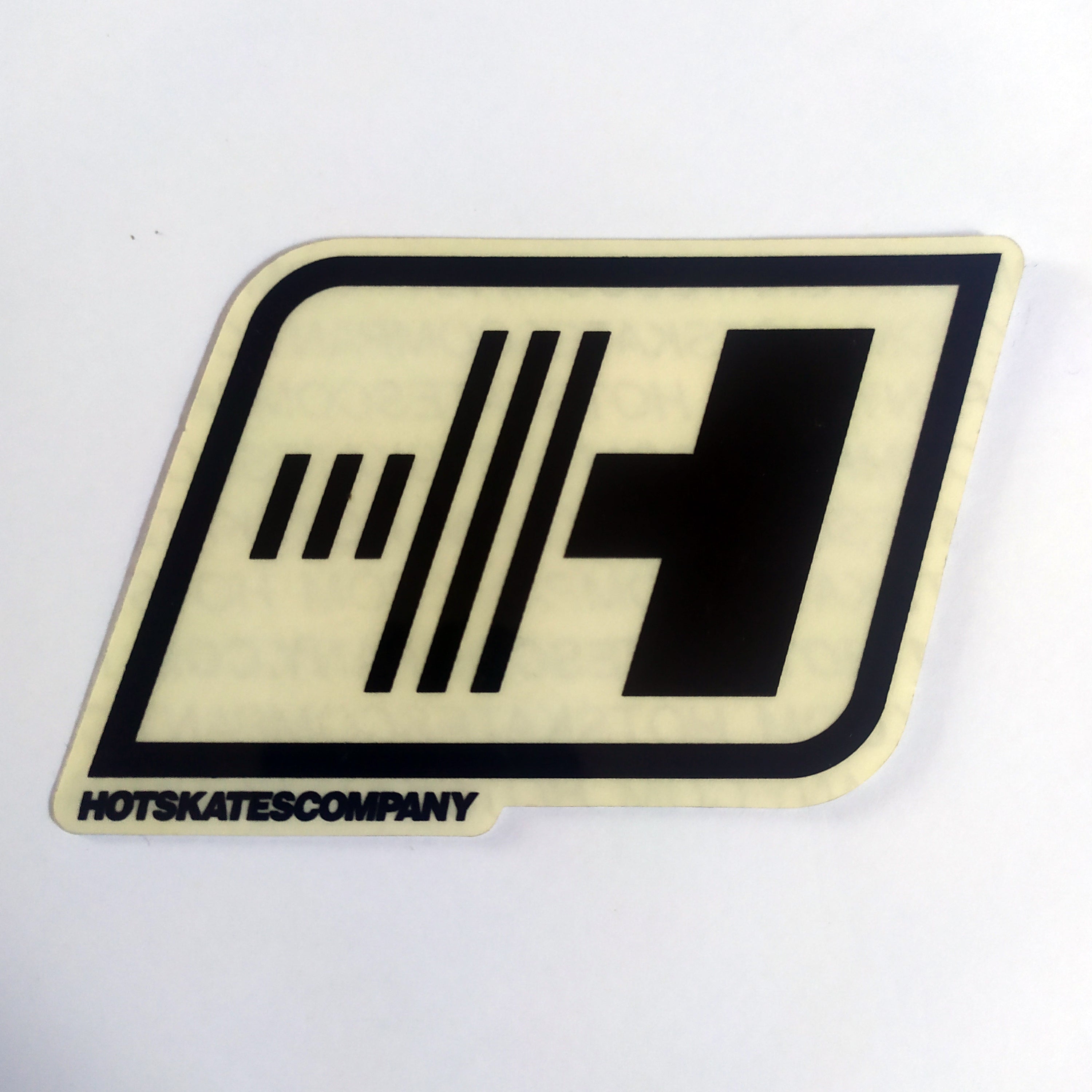 Hot Skates Skateboard Sticker