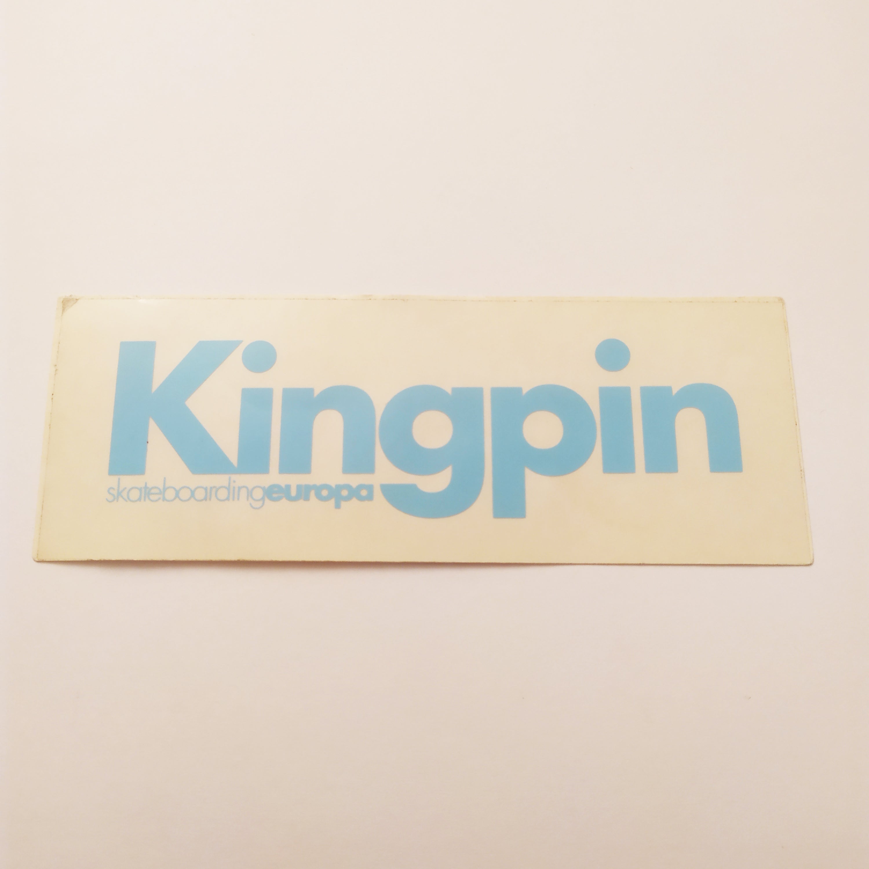 Kingpin Skateboard Magazine Skate Sticker