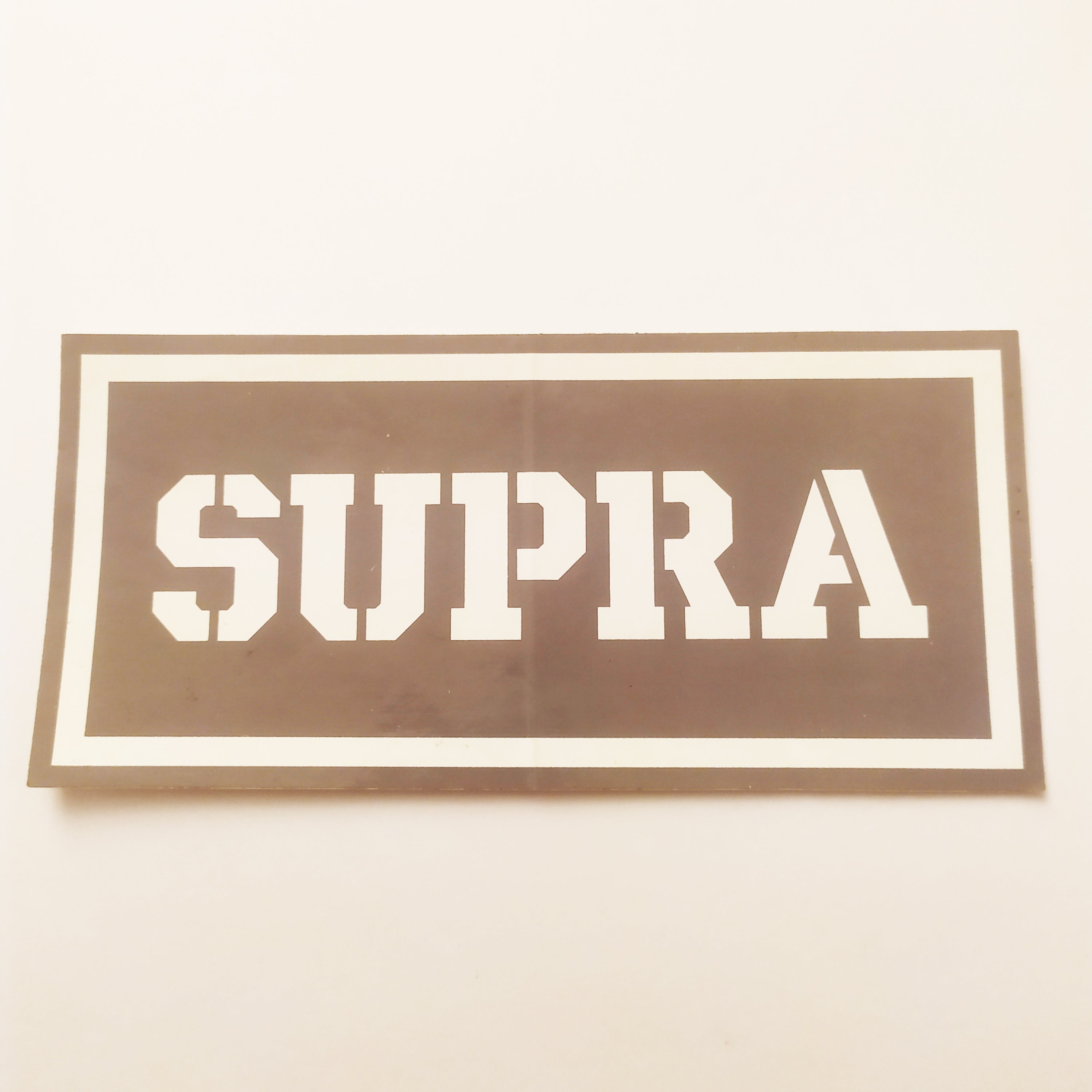 Supra Footwear Skateboard Sticker