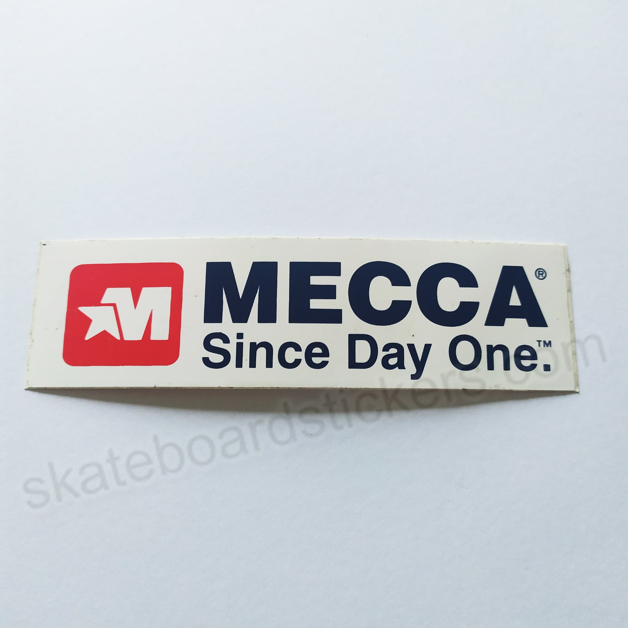Mecca Skate Sticker "Since Day One" - SkateboardStickers.com