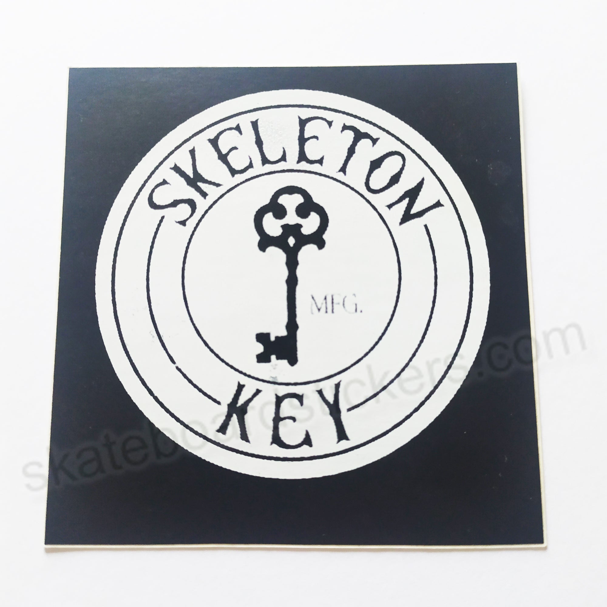 Skeleton Key MFG. Skateboard Sticker - SkateboardStickers.com