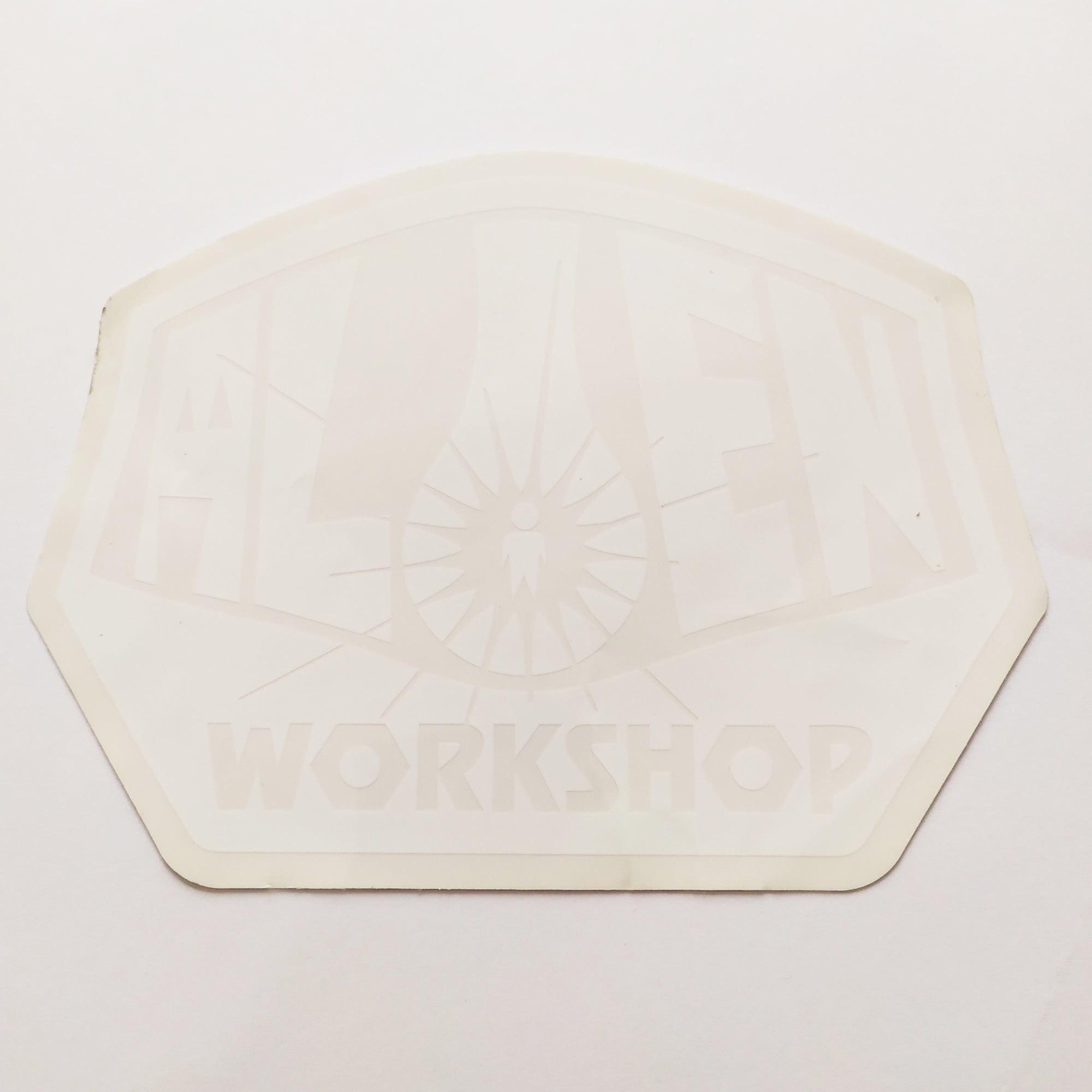 Alien Workshop Skateboard Sticker - OG Logo - 7cm across approx - SkateboardStickers.com