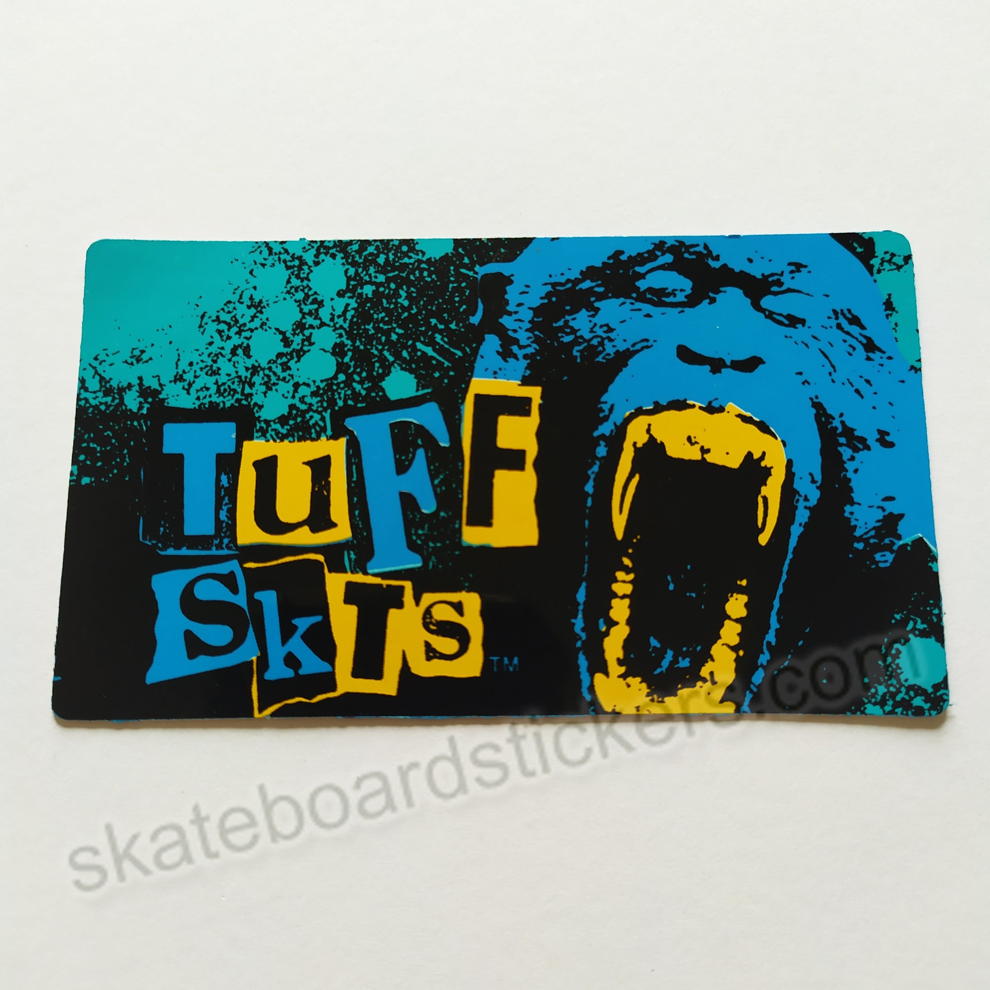 TUFF SKTS Old School Skateboard Sticker - SkateboardStickers.com