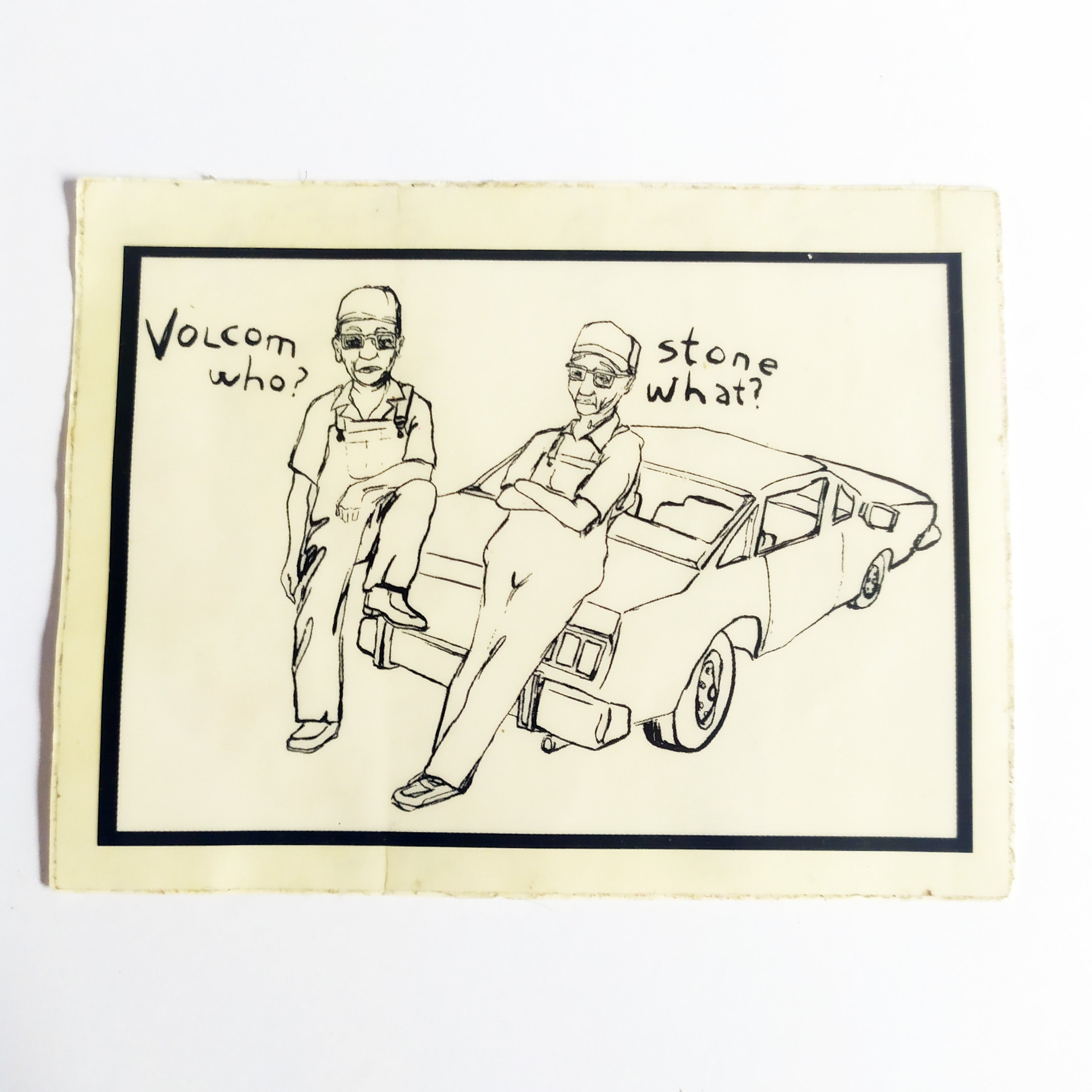 Volcom Stone Skateboard Sticker