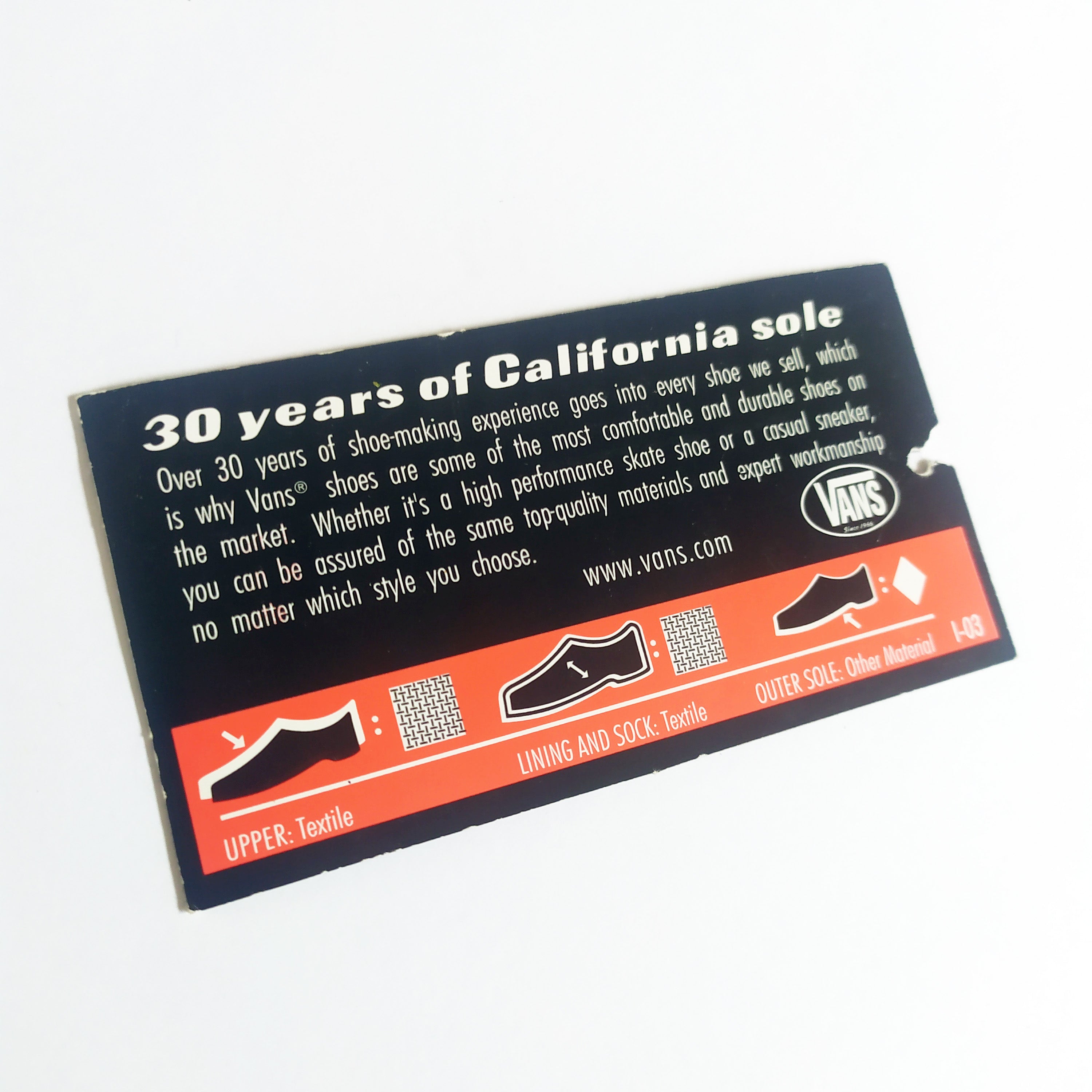 Vans "Off The Wall Classics" Skateboard Sticker