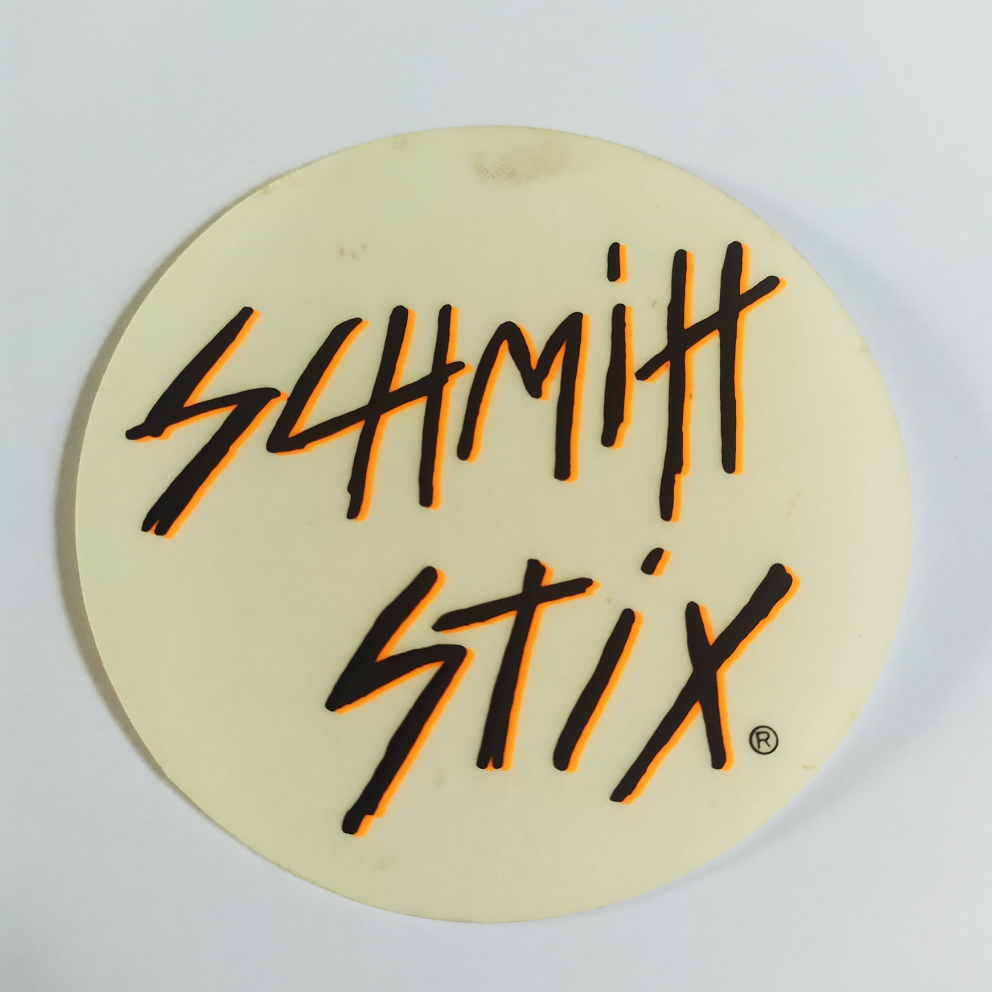 Schmitt Stix Skateboard Sticker (slight damage)