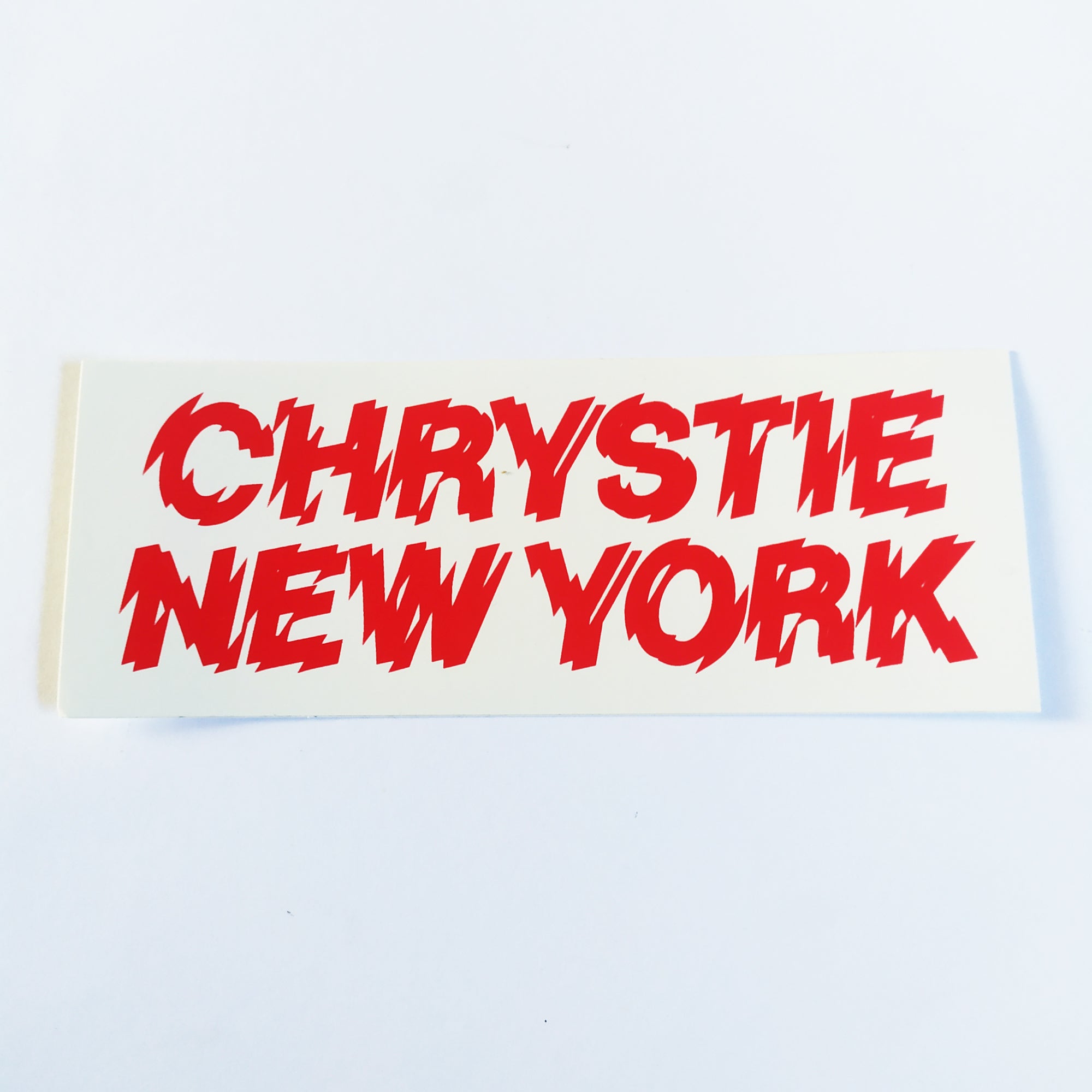 Chrystie NYC Skate Sticker