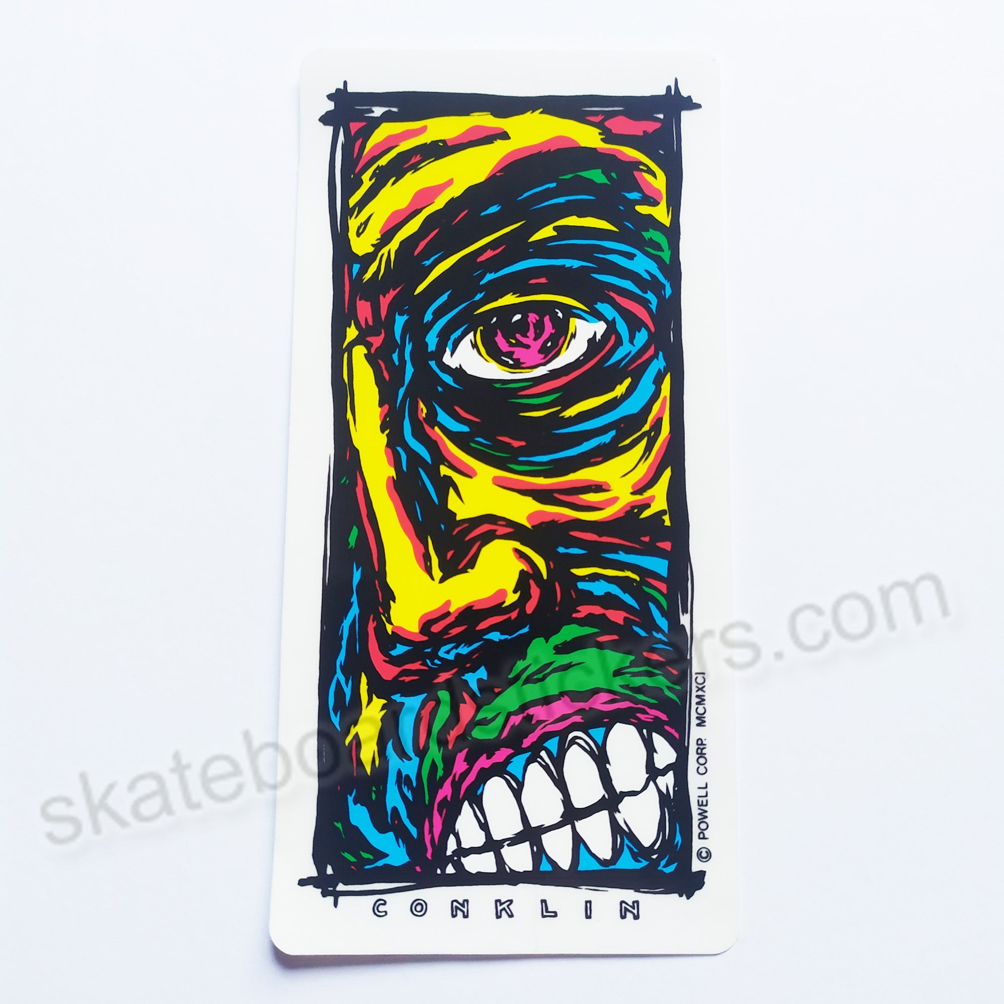 Powell Peralta - Lance Conklin Skateboard Sticker - SkateboardStickers.com