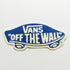 Vans Shoes "Off The Wall " Skateboard Sticker - Blue - SkateboardStickers.com
