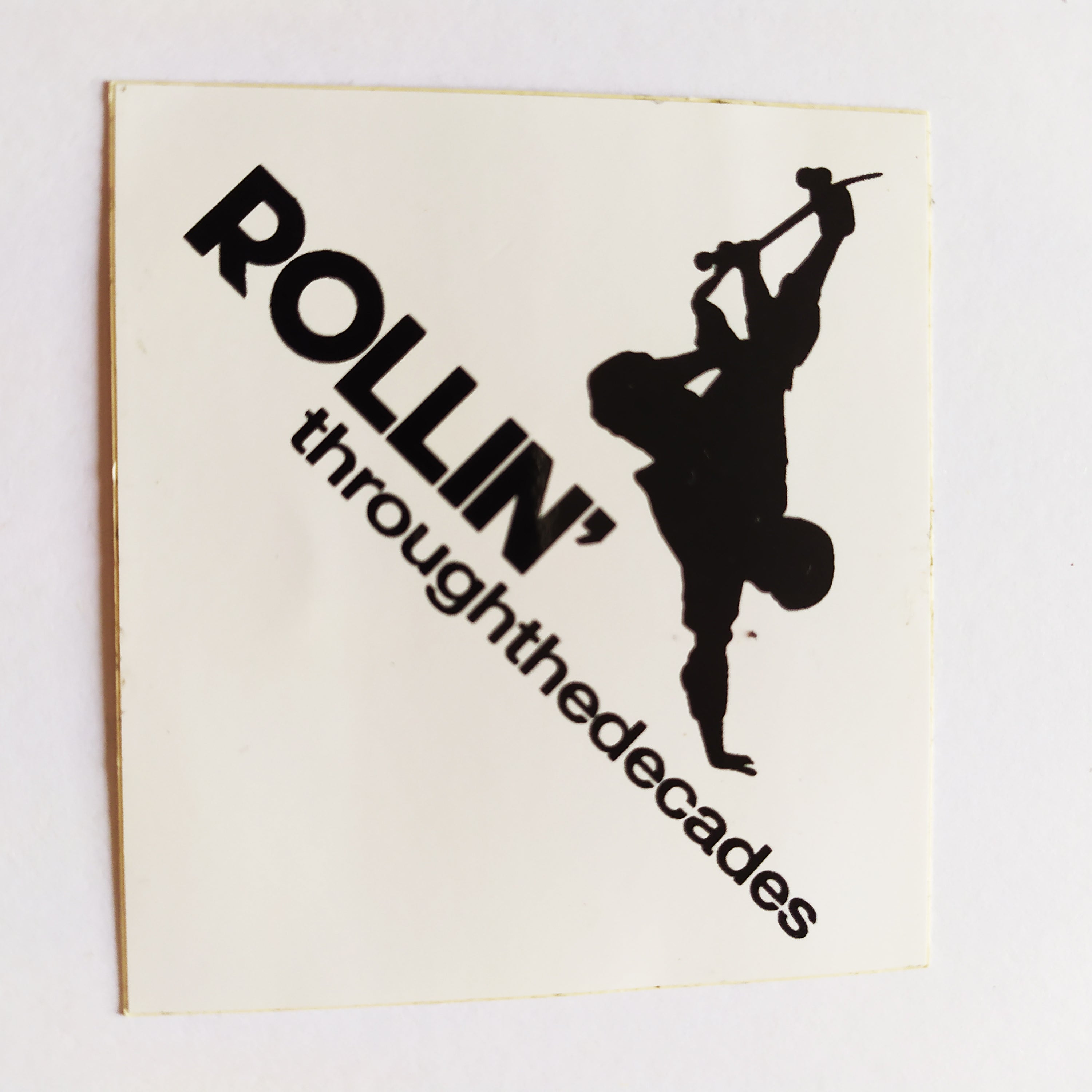 Rollin' Through The Decades Video Skateboard Sticker