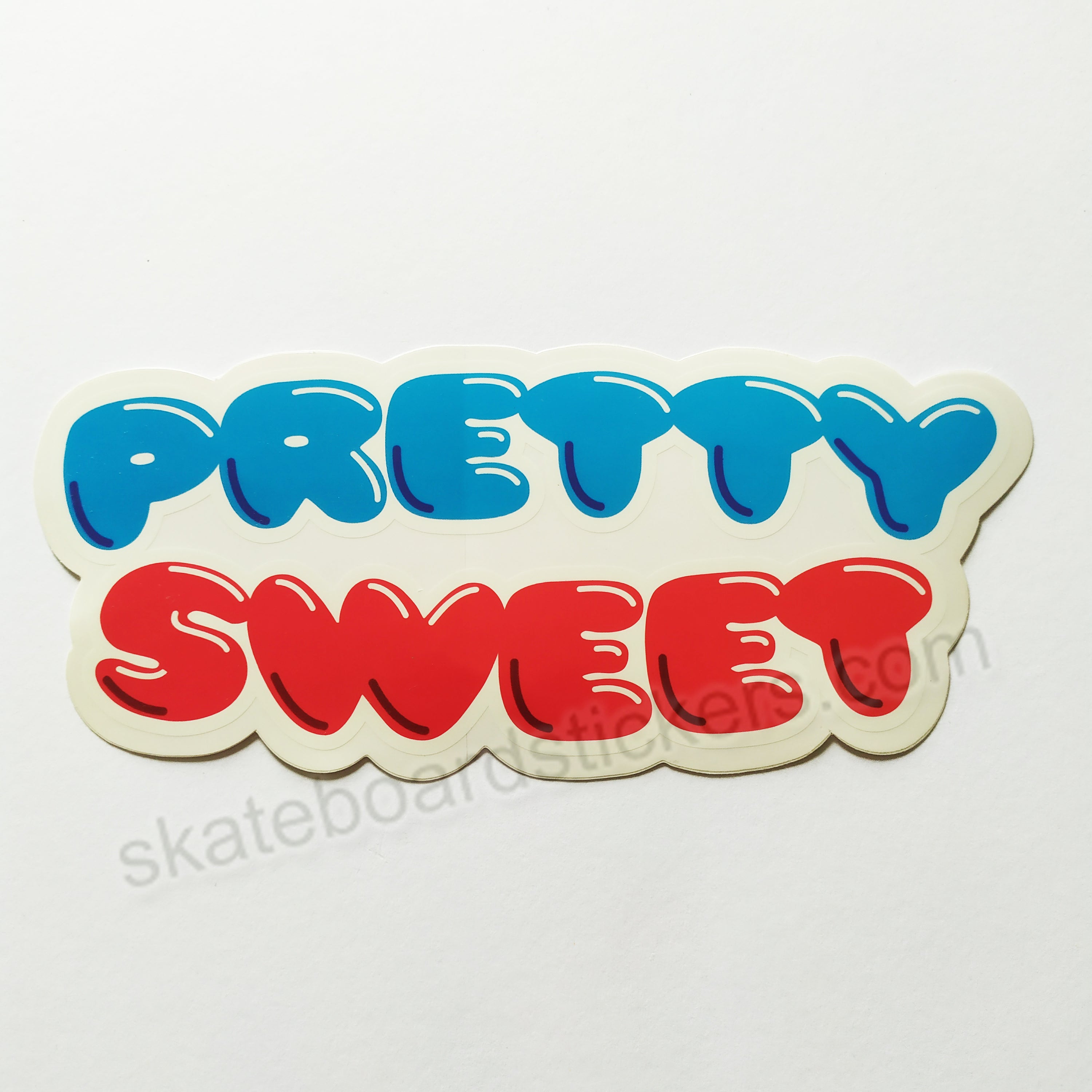 Girl & Chocolate Skateboards Pretty Sweet "Hashtag" Skateboard Sticker