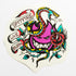 Spitfire Wheels Skateboard Sticker - Tattoo Flash Purple - SkateboardStickers.com