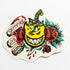 Spitfire Wheels Skateboard Sticker - Tattoo Flash Yellow - SkateboardStickers.com