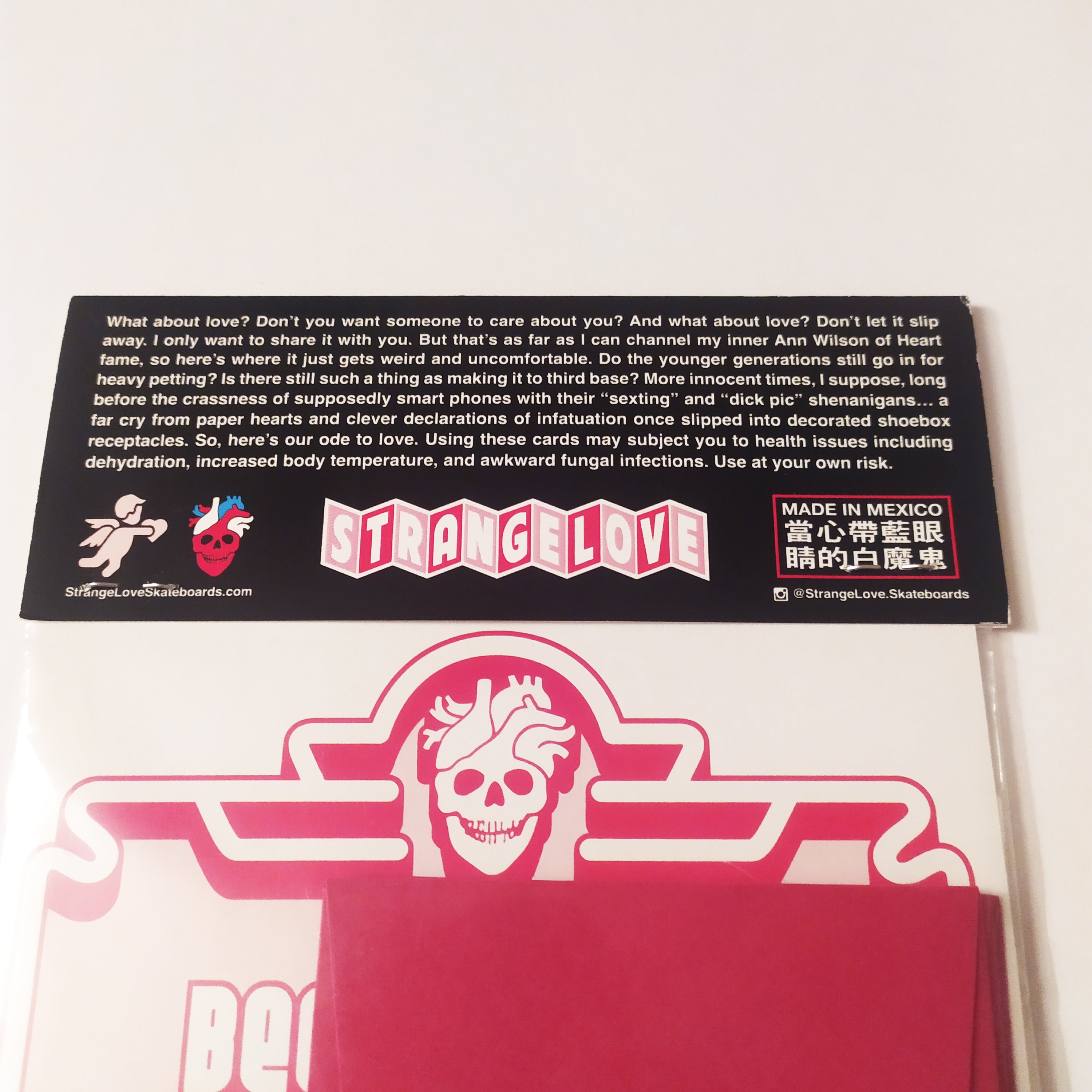 StrangeLove Valentine's Day Skate Sticker Pack 2025 - SkateboardStickers.com