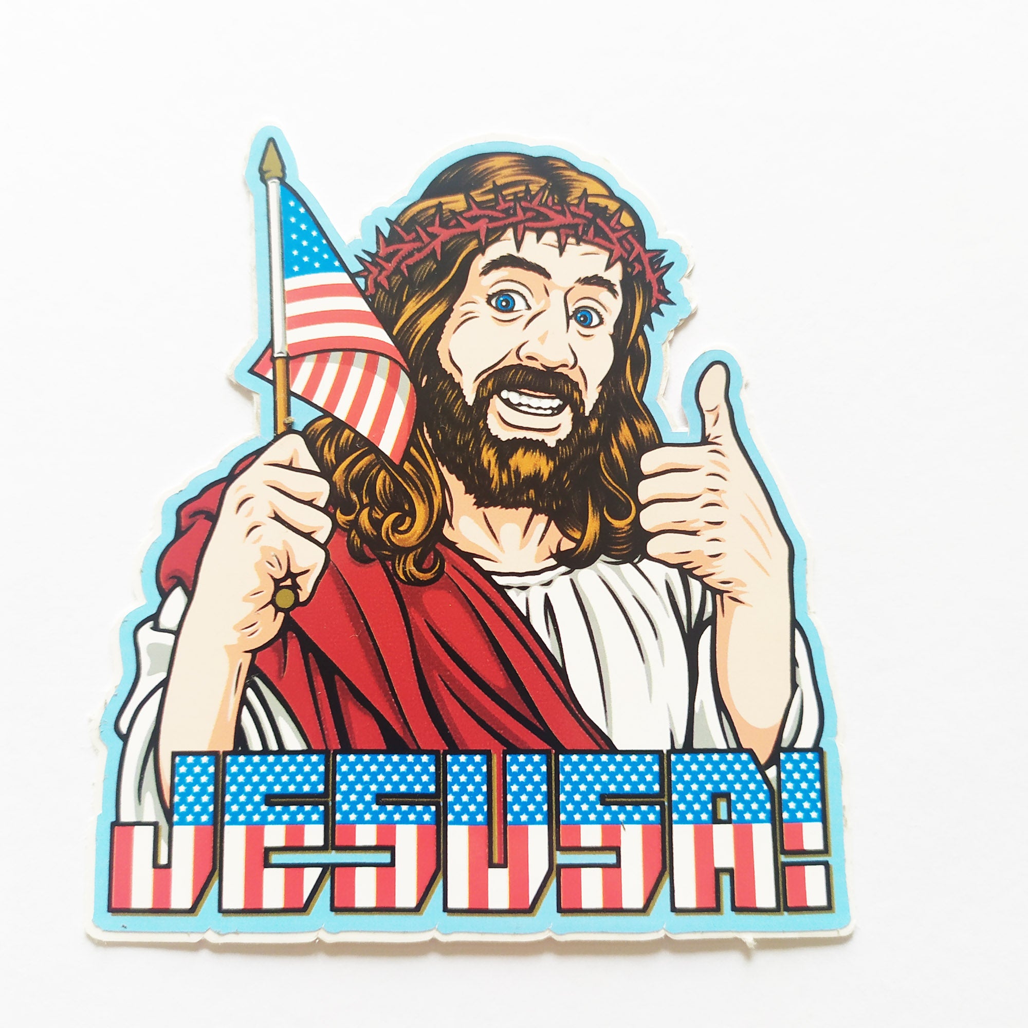StrangeLove "JESUSA!" Skateboard Sticker