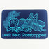 StrangeLove Skate Sticker - "Don't Be a Grasshopper!" Blue