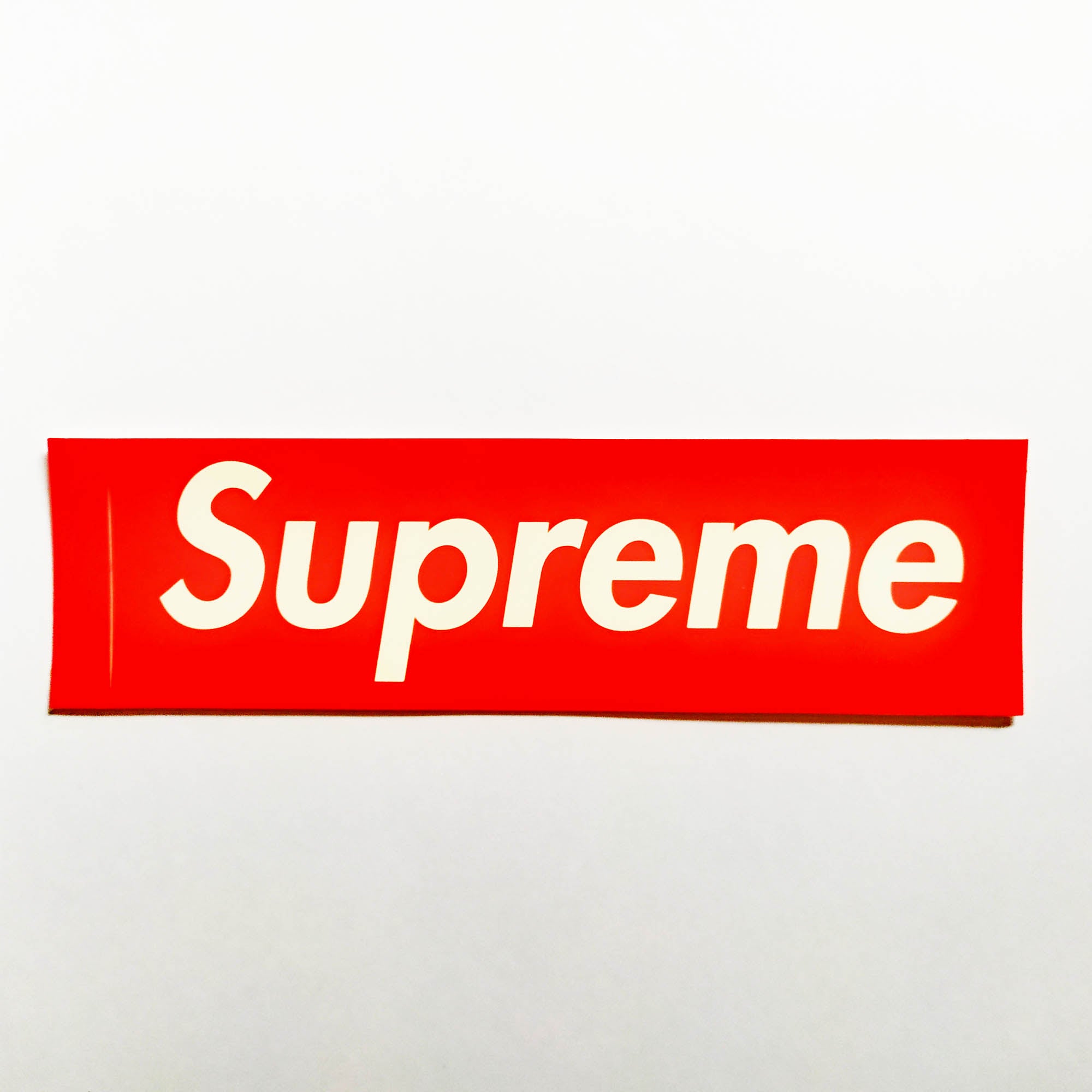 Supreme Clothing Red Box Logo Skateboard Sticker