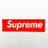 Supreme Clothing Red Box Logo Skateboard Sticker - SkateboardStickers.com